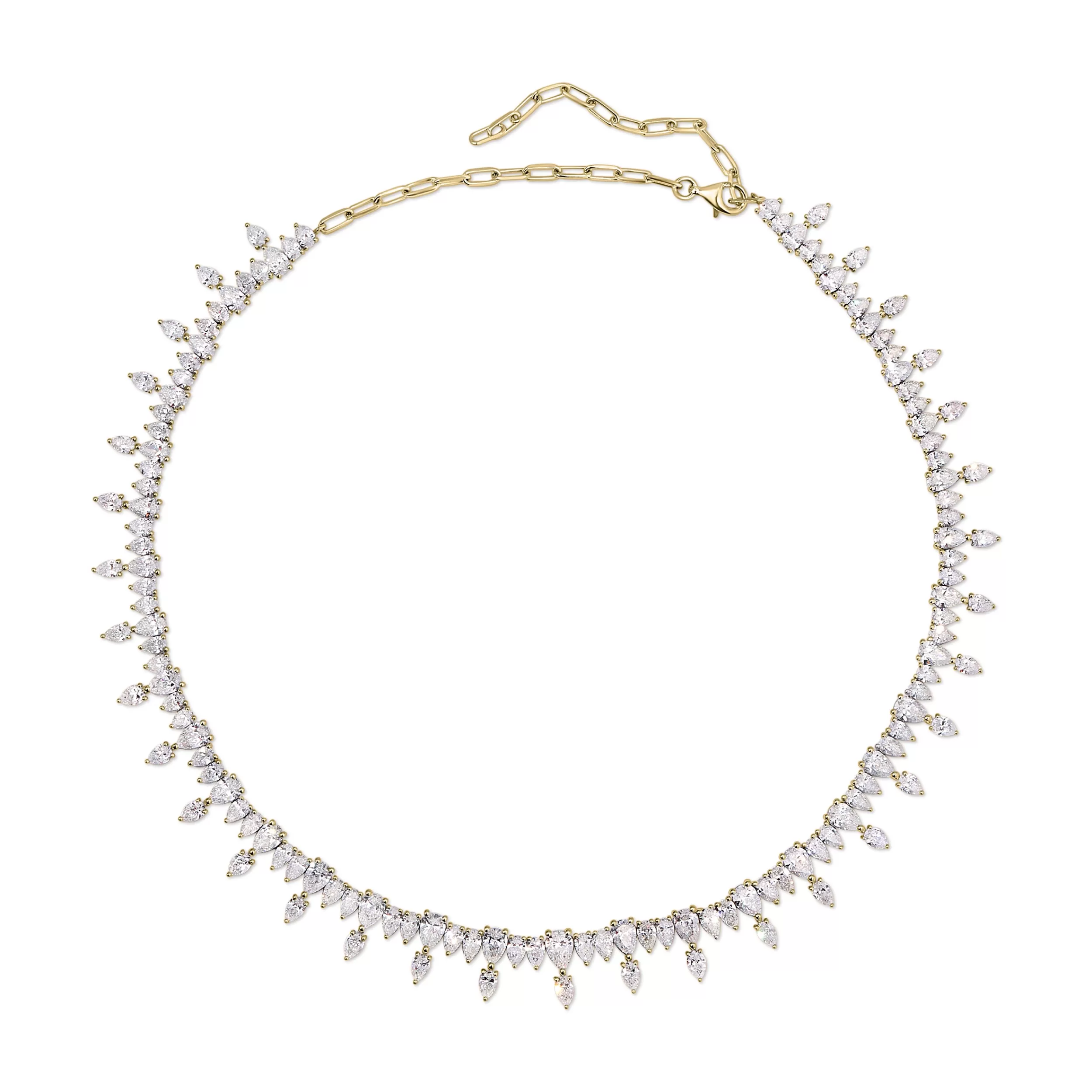 Anita Ko Chokers^ATLAS PEAR DIAMOND CHOKER