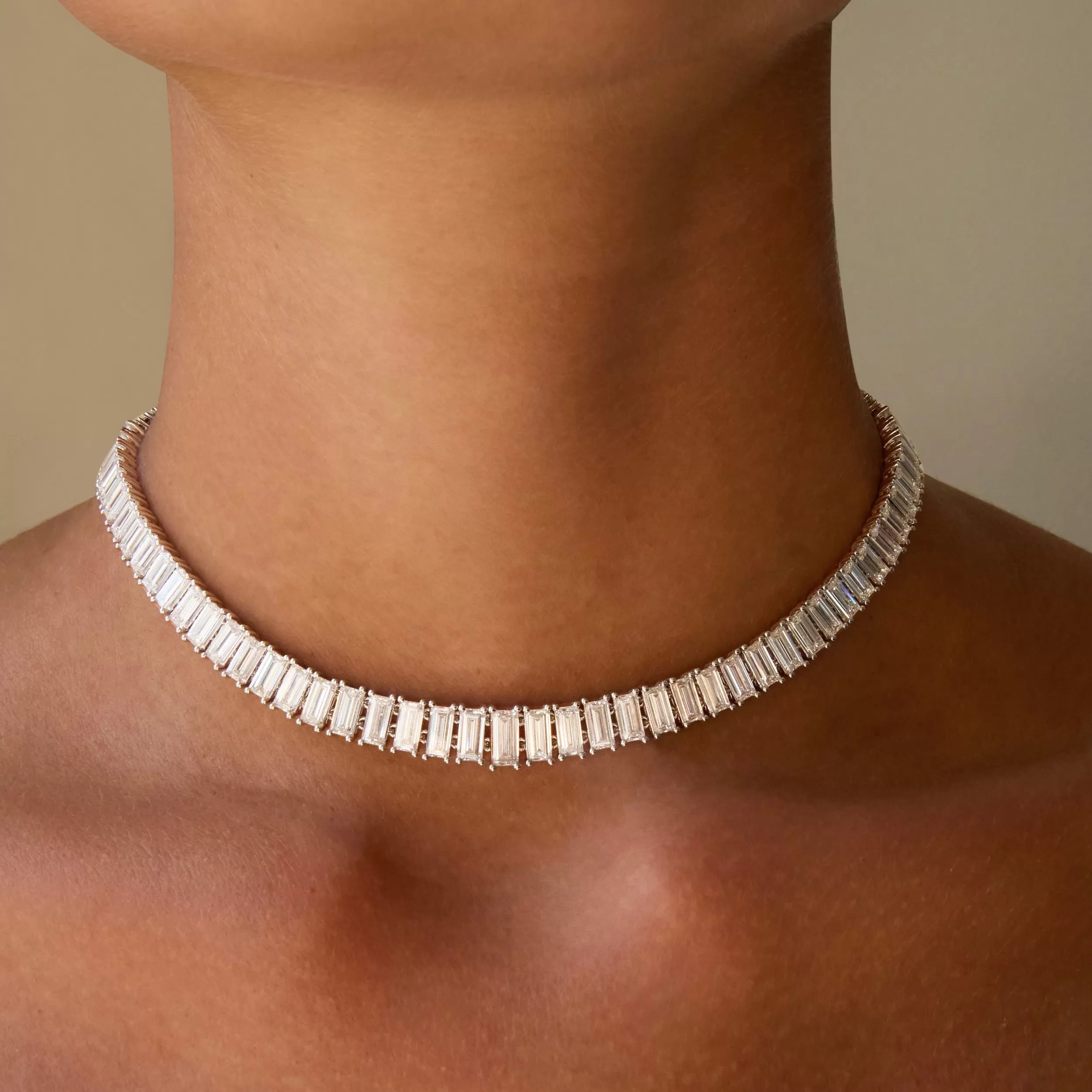 Anita Ko One Of A Kind | Chokers^BAGUETTE DIAMOND CHOKER