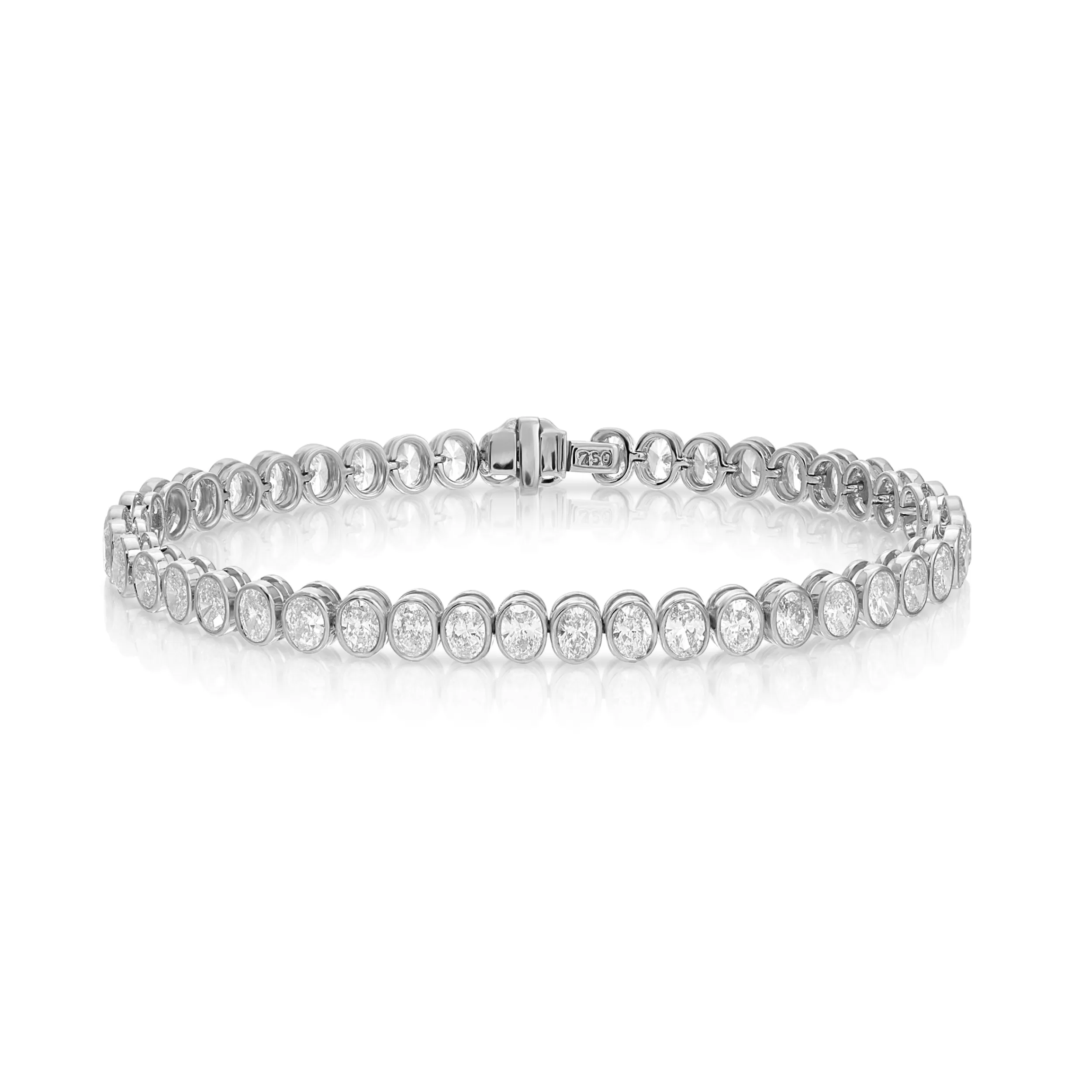 Anita Ko Diamond Link^BEZEL OVAL DIAMOND BRACELET