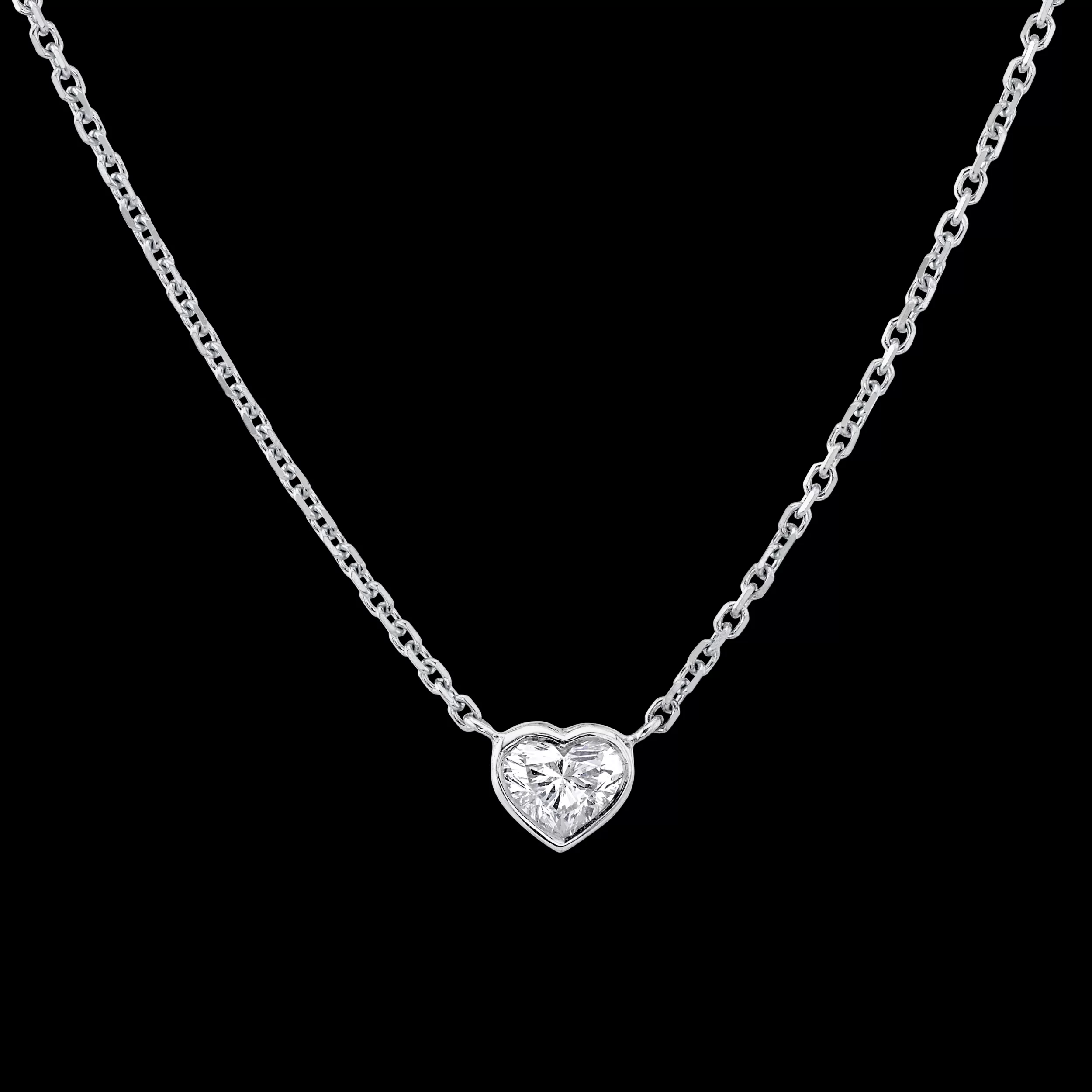 Anita Ko Pendants^BEZELED HEART DIAMOND PENDANT .40