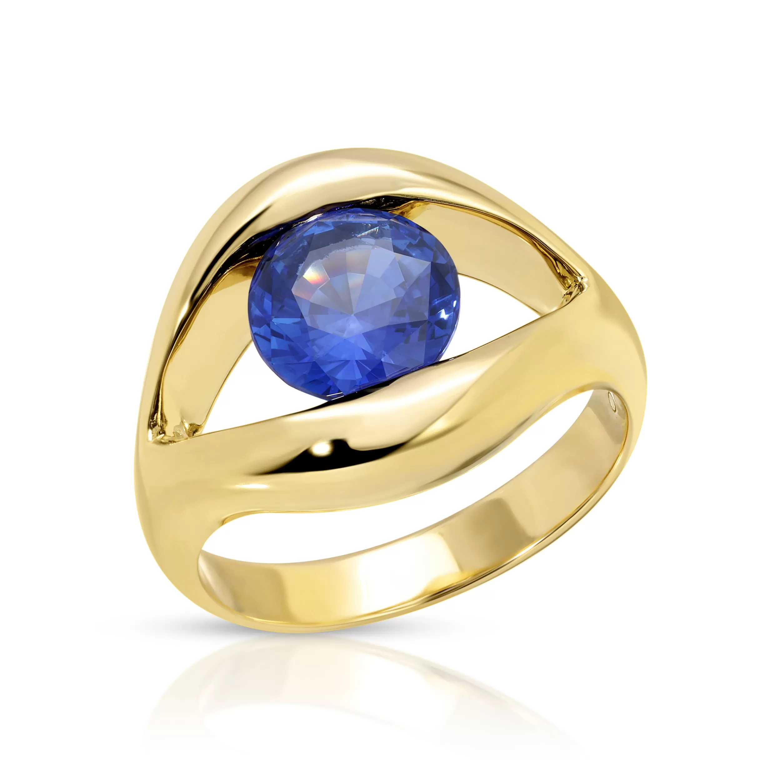 Anita Ko One Of A Kind^BLUE SAPPHIRE EYE RING