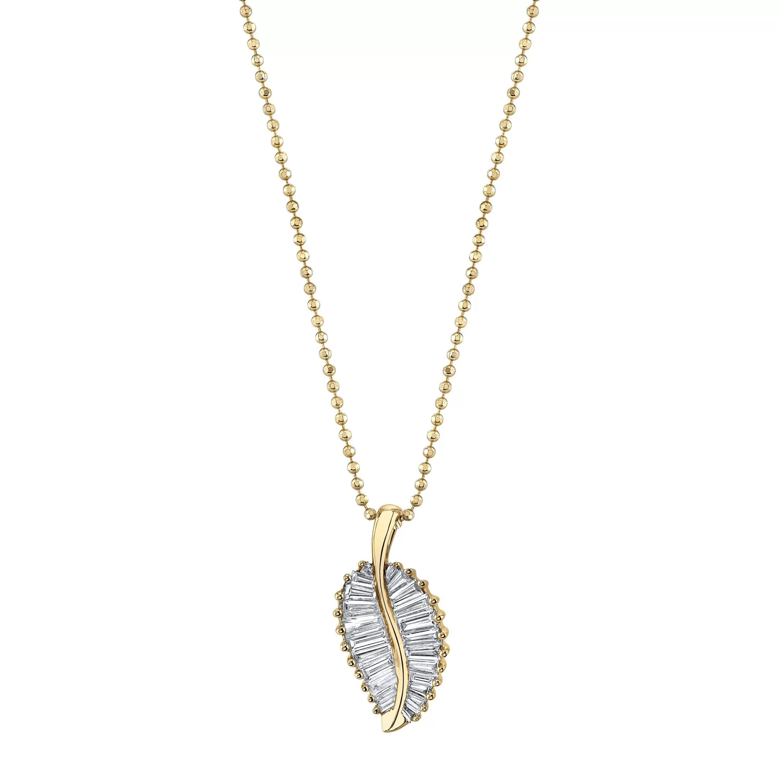 Anita Ko Pendants^CLASSIC PALM LEAF DIAMOND NECKLACE