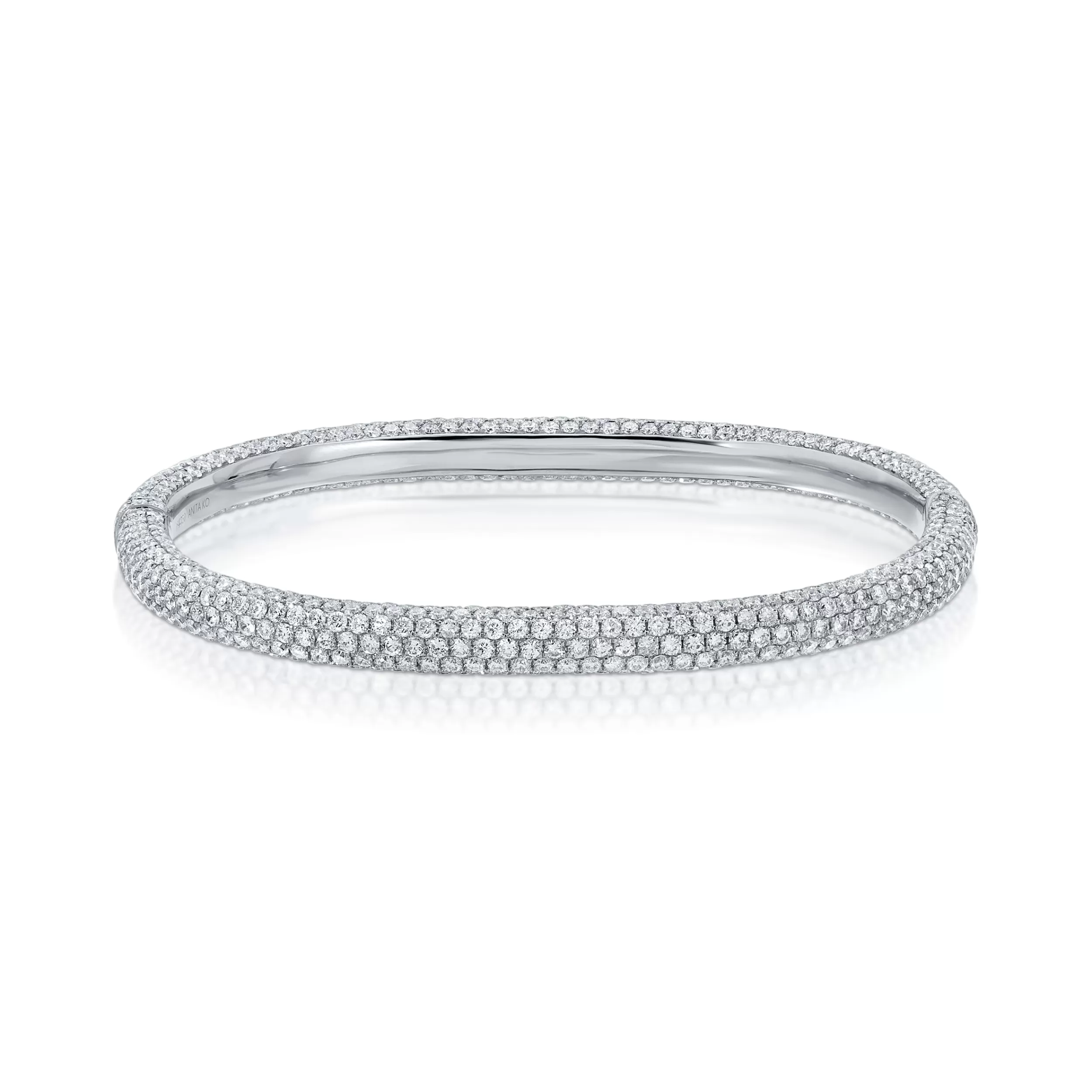 Anita Ko Bangles^COSMO PAVE OVAL BANGLE