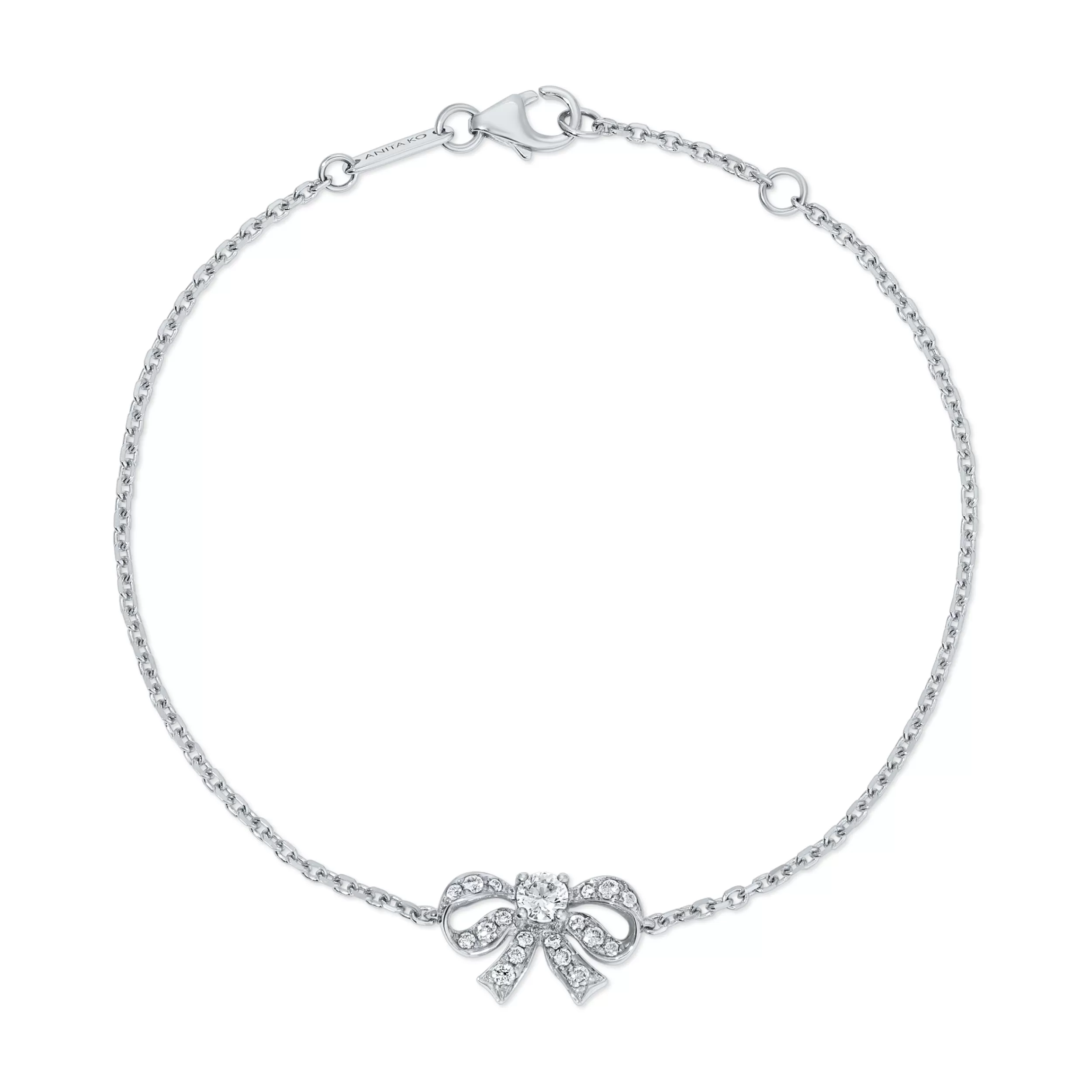 Anita Ko Chain Link^DIAMOND BOW BRACELET