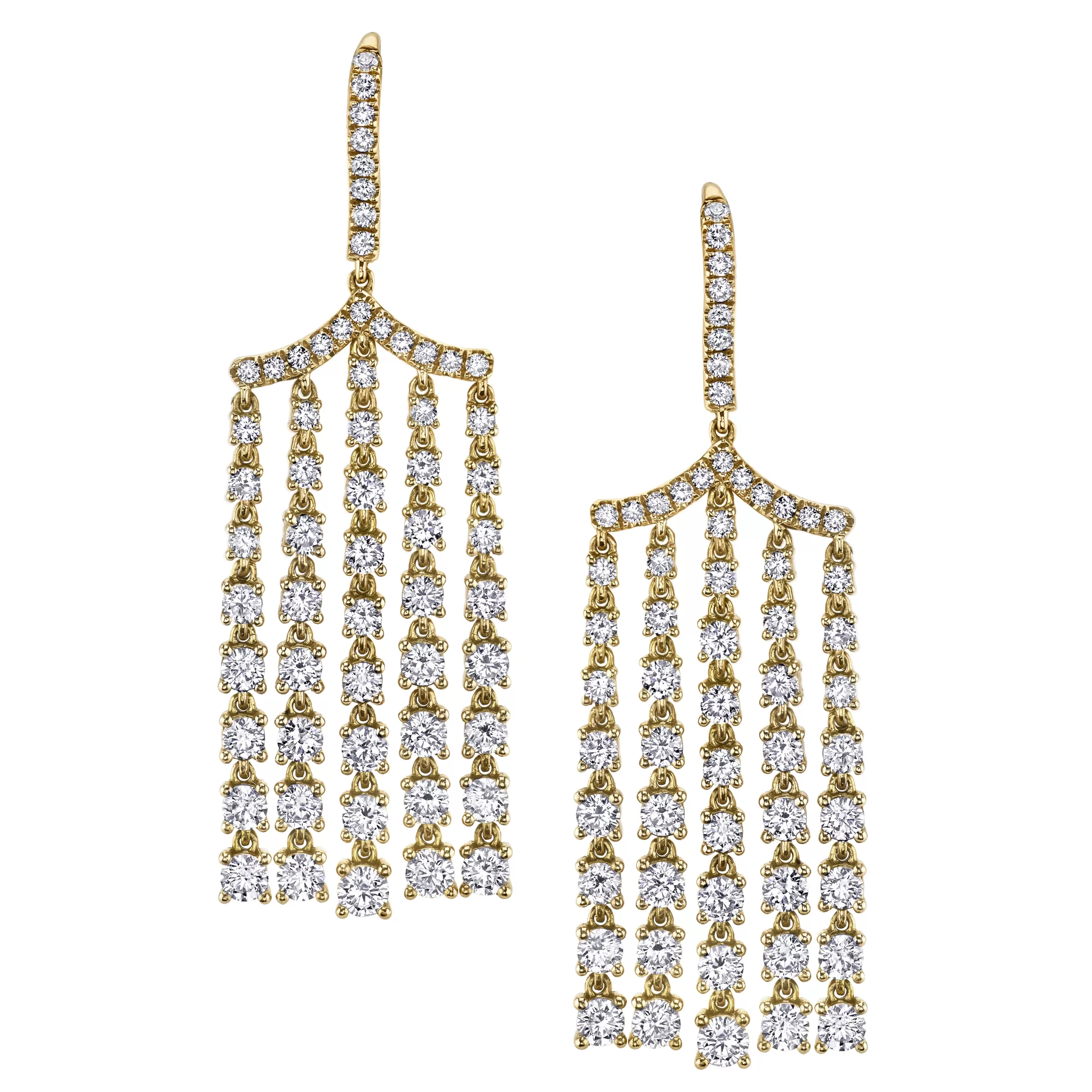 Anita Ko Long^DIAMOND CHANDELIER EARRINGS