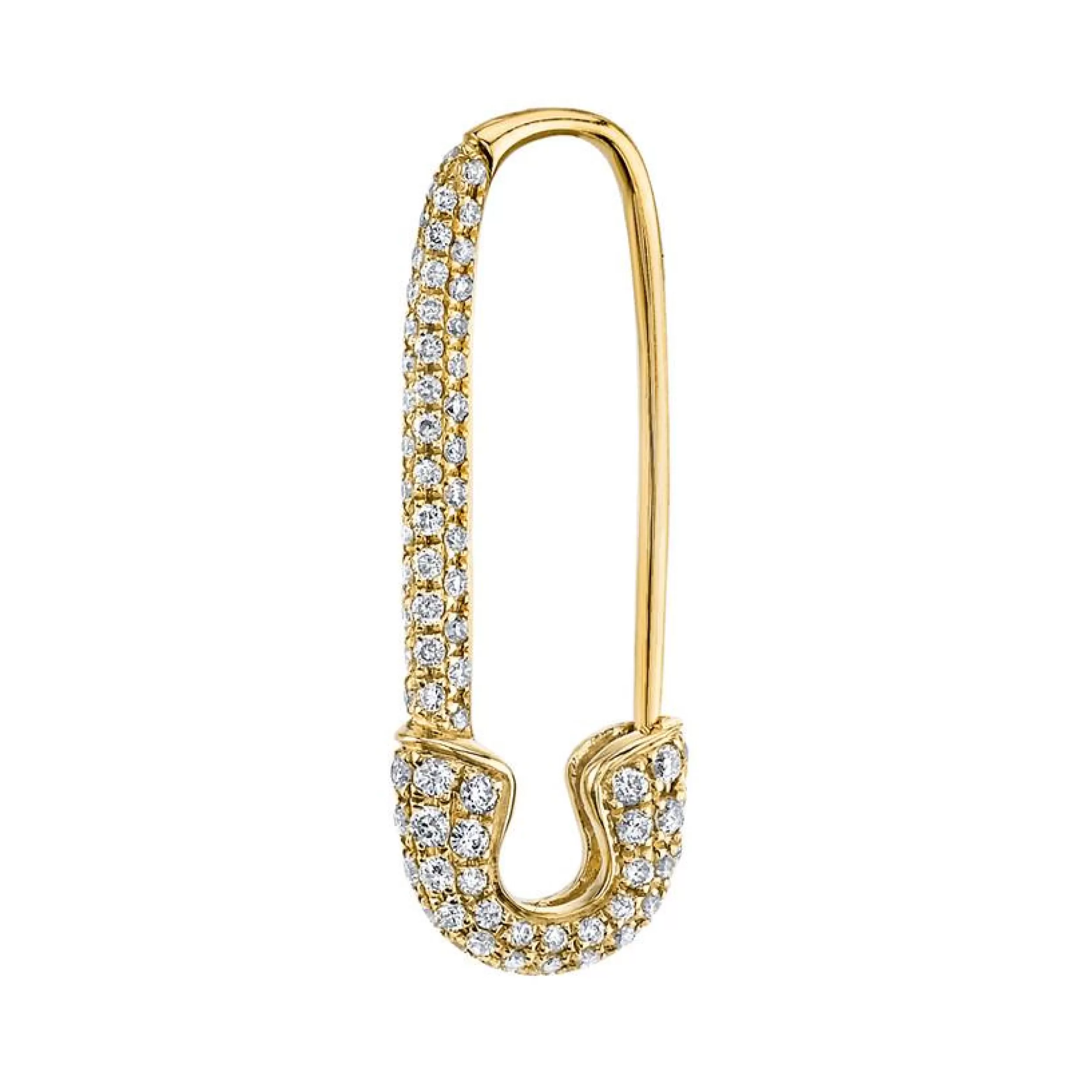 Anita Ko Safety Pins & Clips^DIAMOND SAFETY PIN EARRING