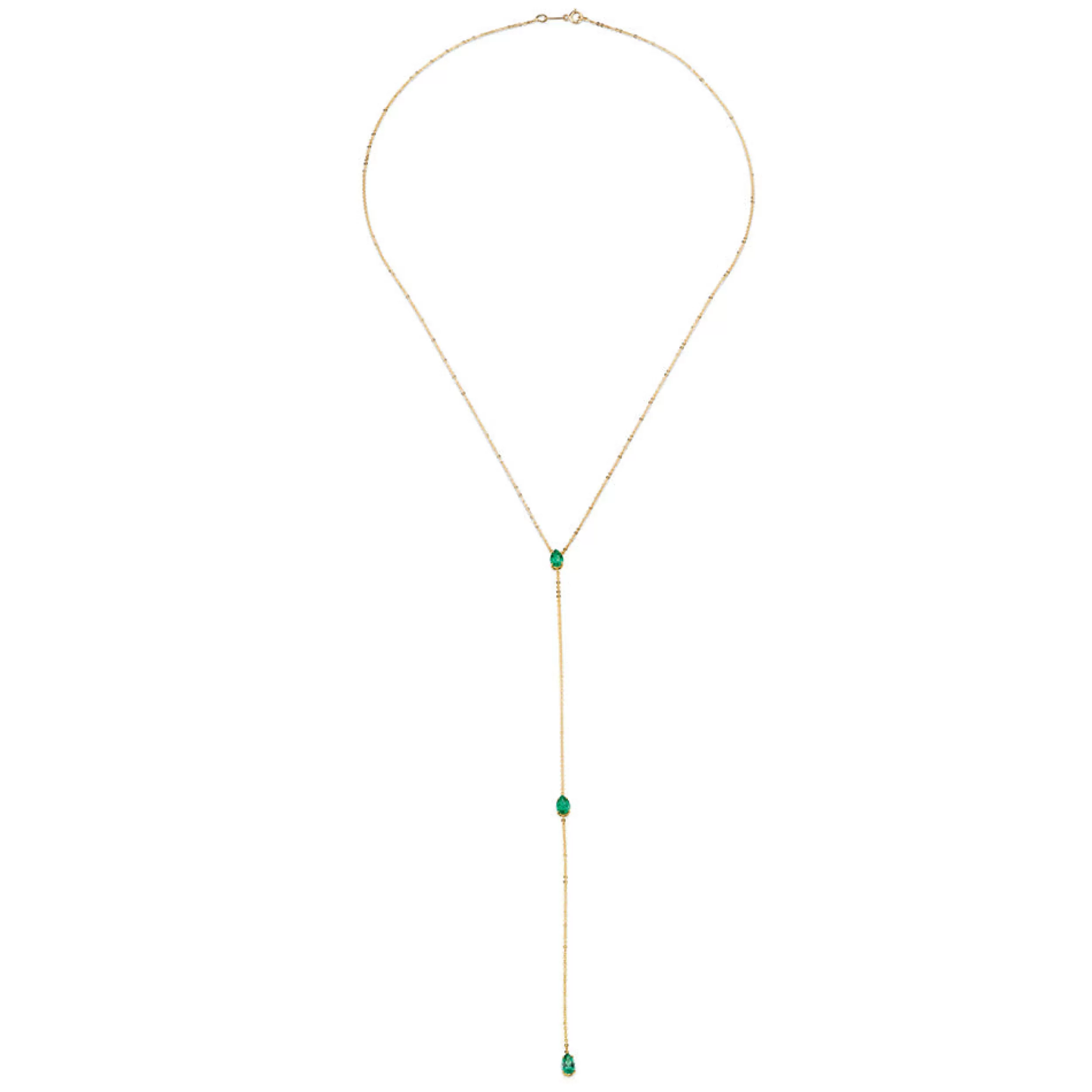 Anita Ko Lariats^EMERALD PEAR LARIAT