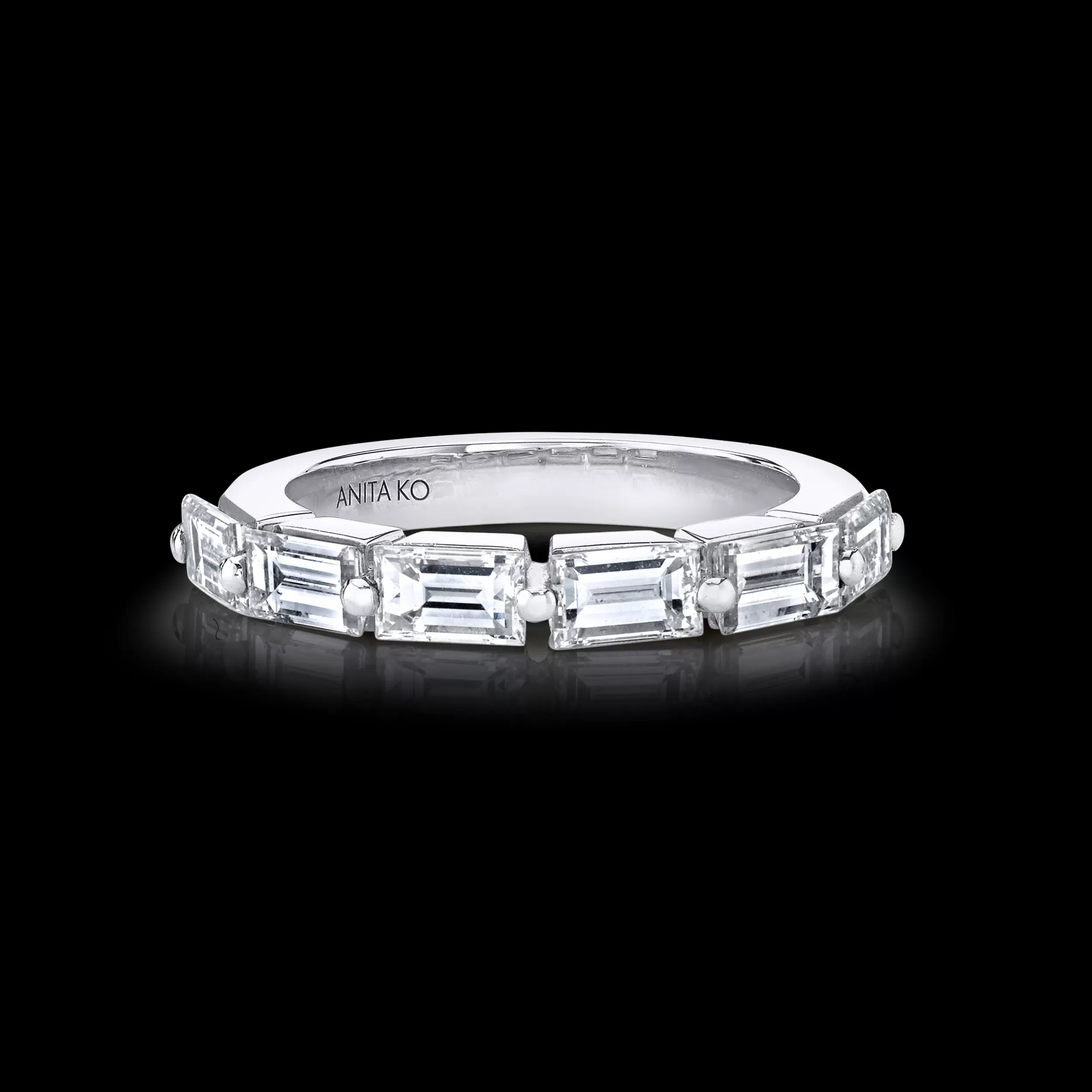 Anita Ko Stacking^FLOATING BAGUETTE DIAMOND RING