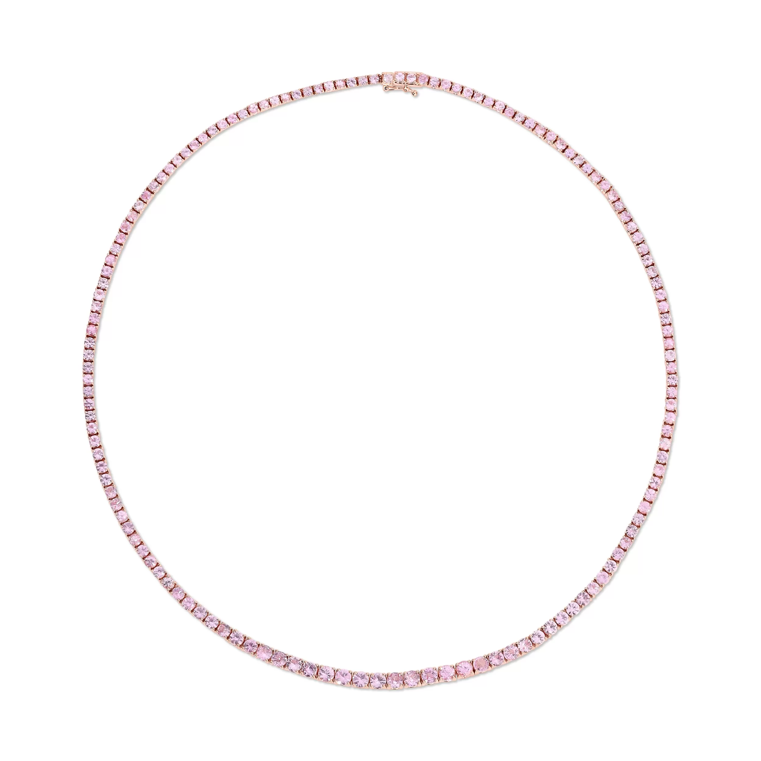 Anita Ko One Of A Kind^GRADUATED PINK SAPPHIRE HEPBURN CHOKER