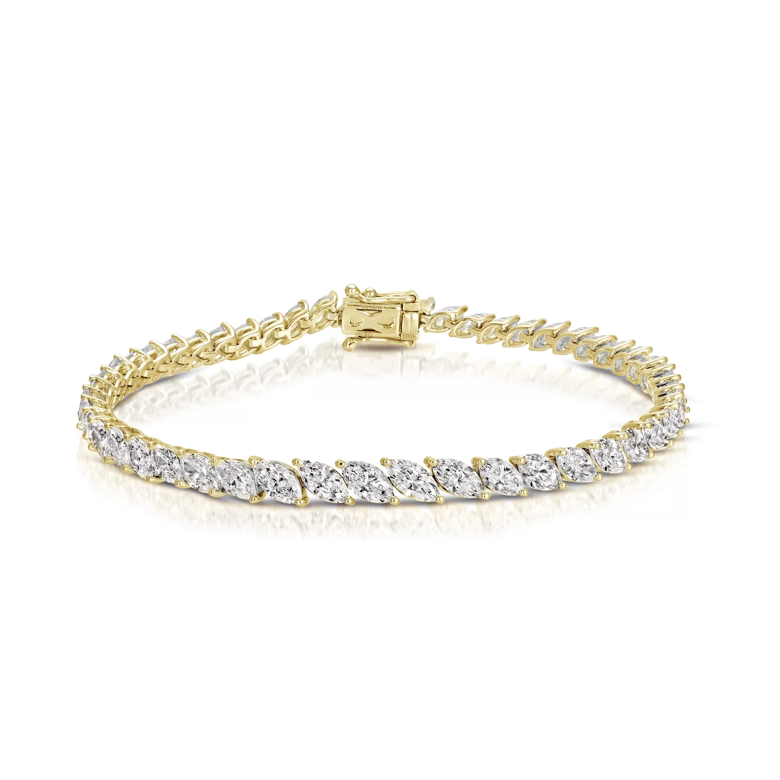 Anita Ko Diamond Link^GRADUATED SIDEWAYS MARQUISE DIAMOND BRACELET