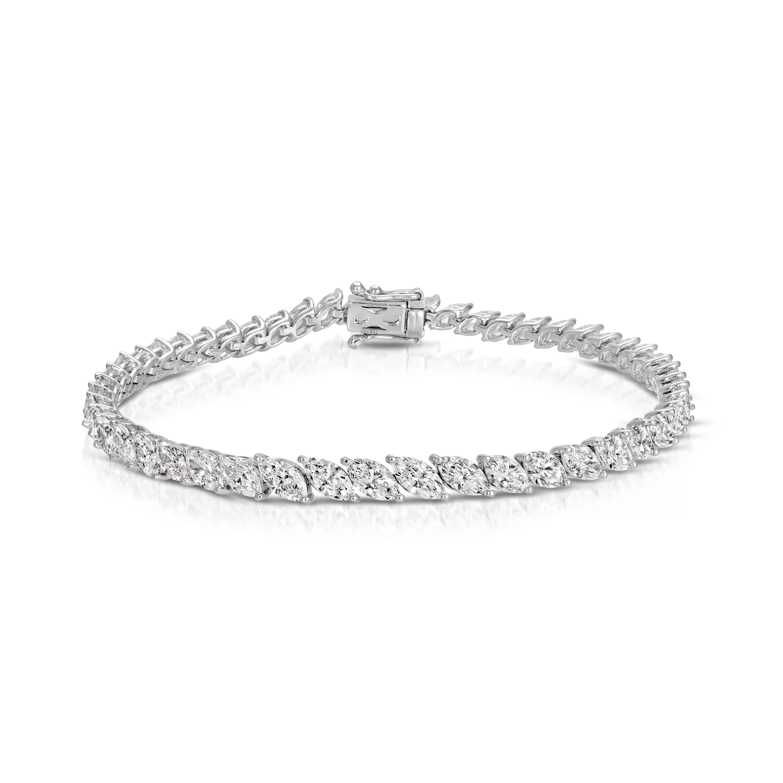 Anita Ko Diamond Link^GRADUATED SIDEWAYS MARQUISE DIAMOND BRACELET