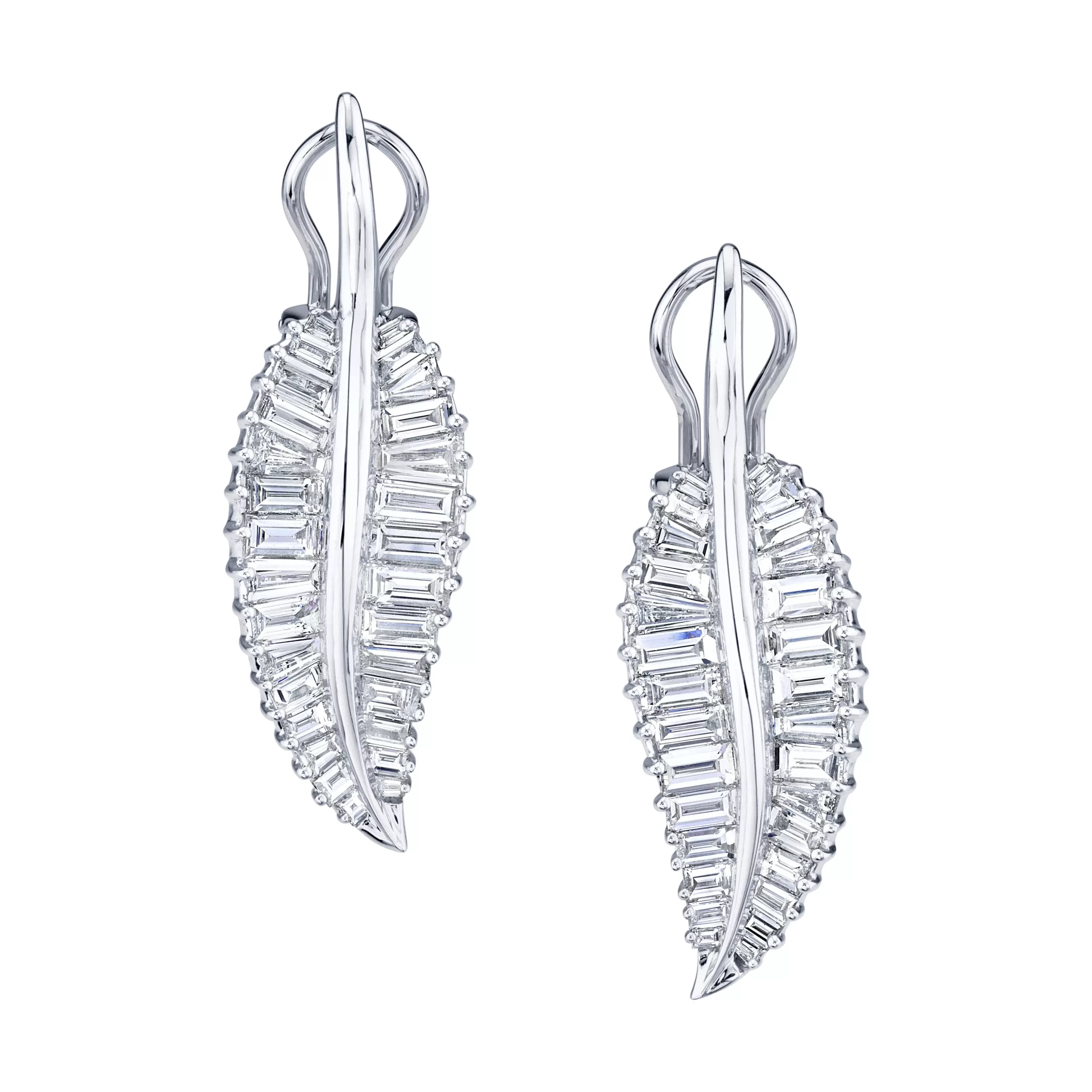 Anita Ko Leaf^LARGE PALM LEAF DROP EARRINGS