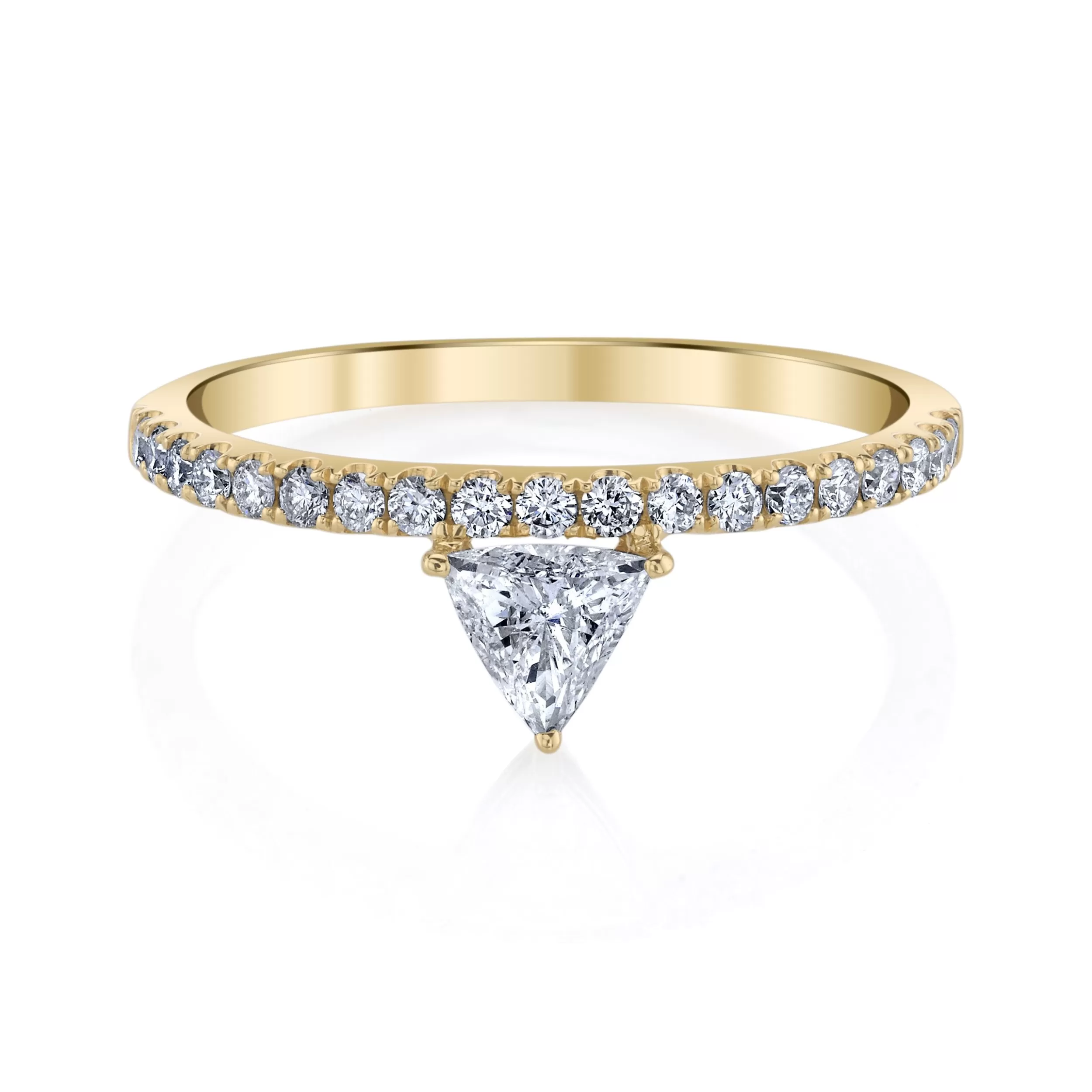 Anita Ko Stacking^LUXE TRIANGLE DIAMOND RING