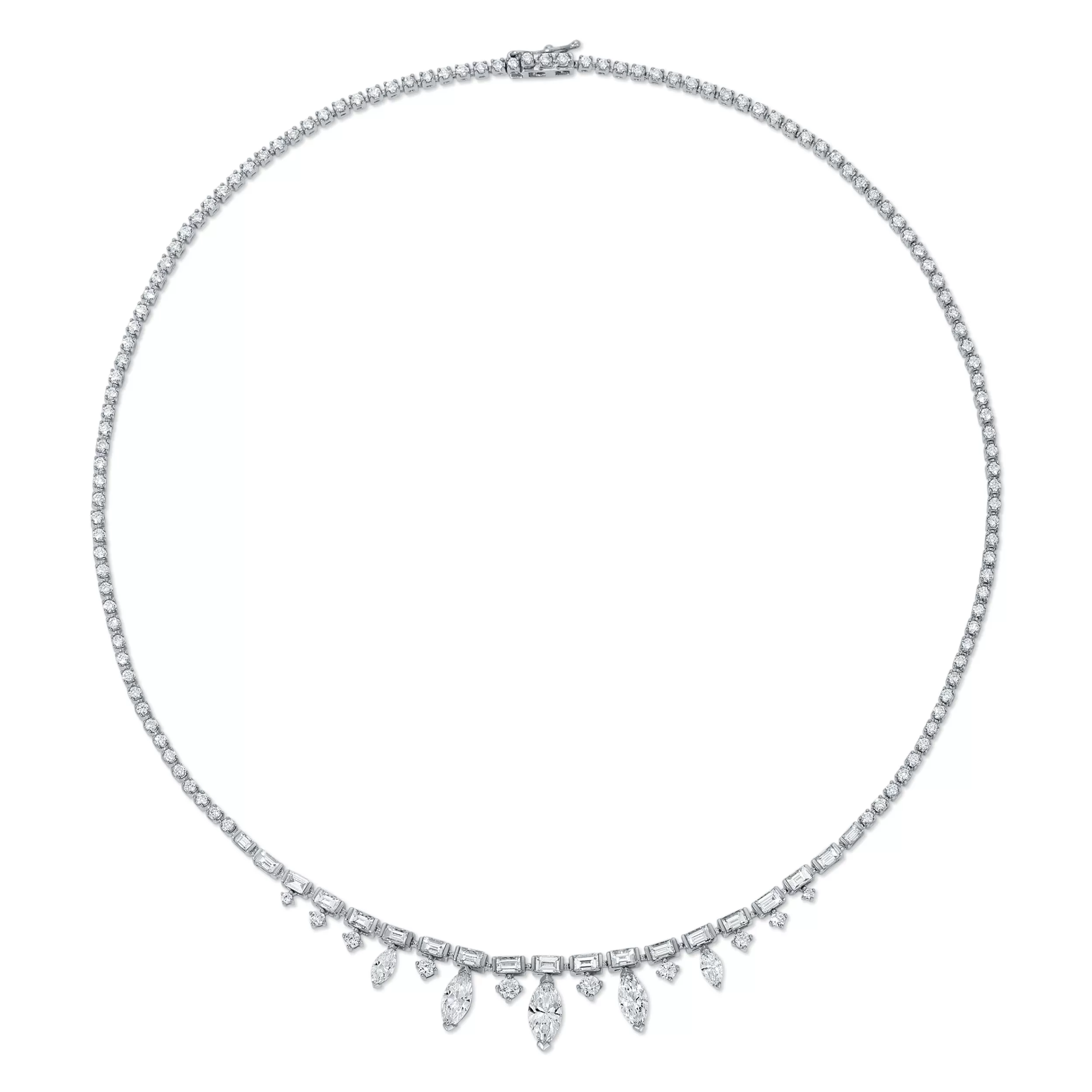 Anita Ko Chokers^MARQUISE, BAGUETTE AND ROUND DIAMOND CHOKER