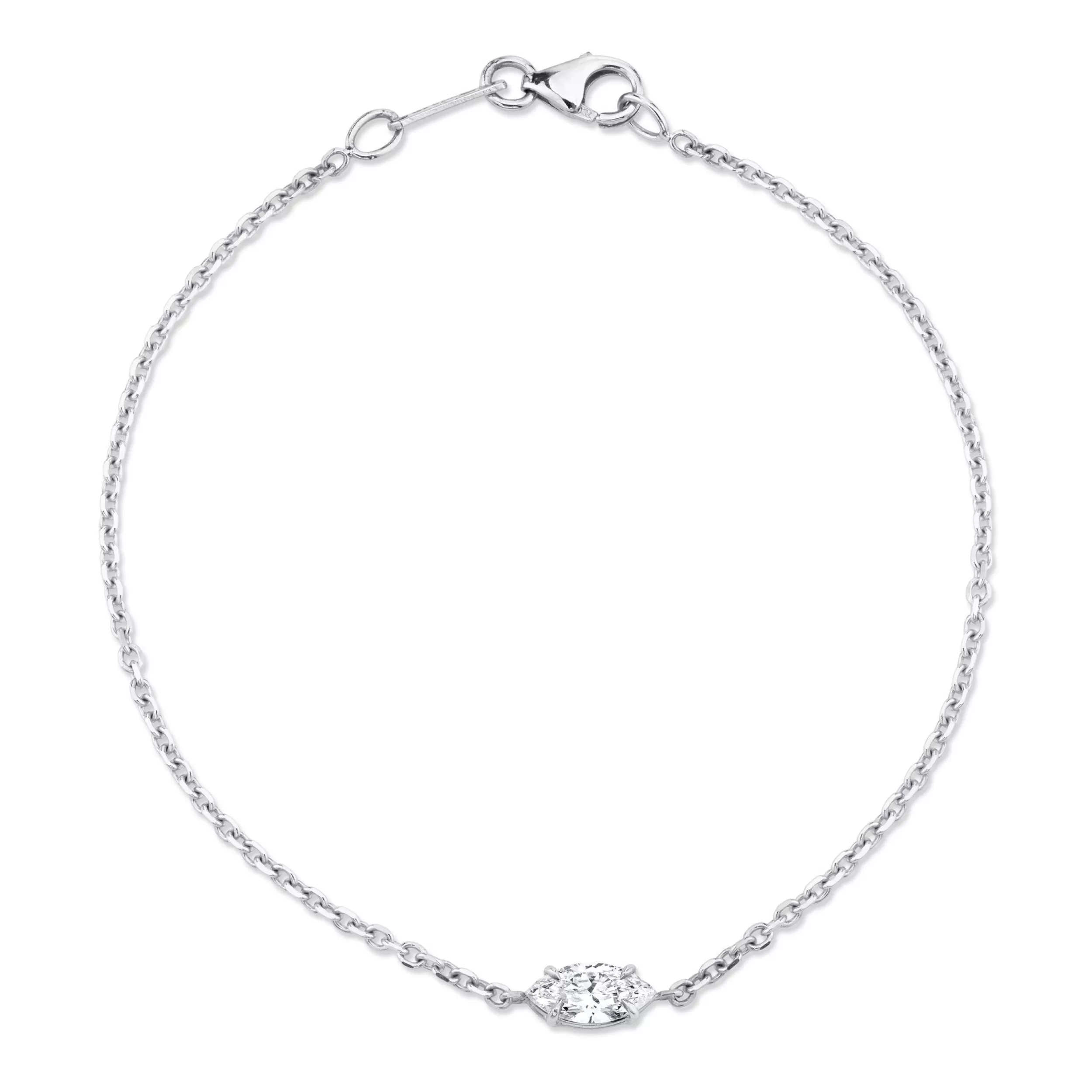 Anita Ko Chain Link^MARQUISE DIAMOND CHAIN BRACELET