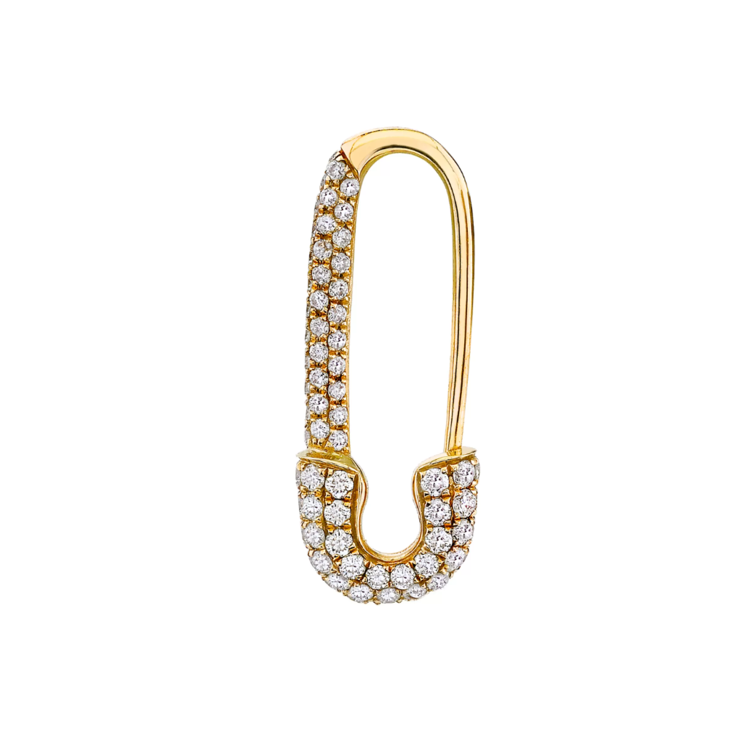 Anita Ko Safety Pins & Clips^MINI DIAMOND SAFETY PIN EARRING