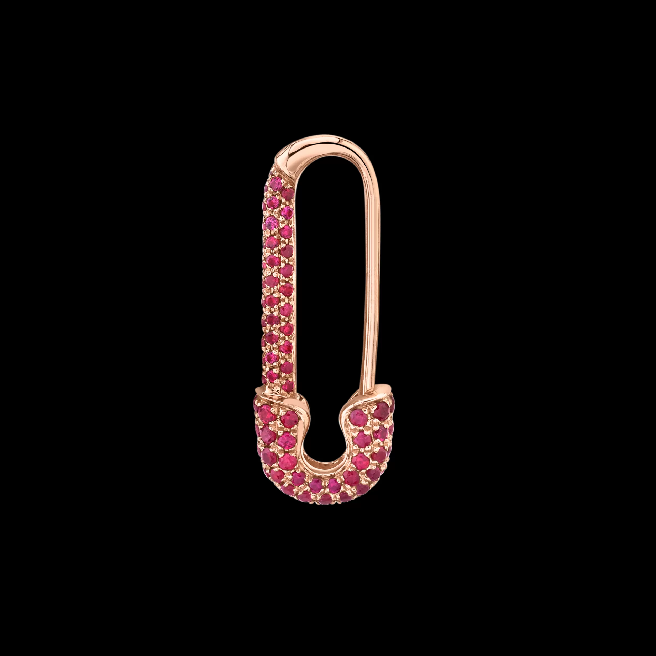 Anita Ko Safety Pins & Clips^MINI RUBY SAFETY PIN EARRING