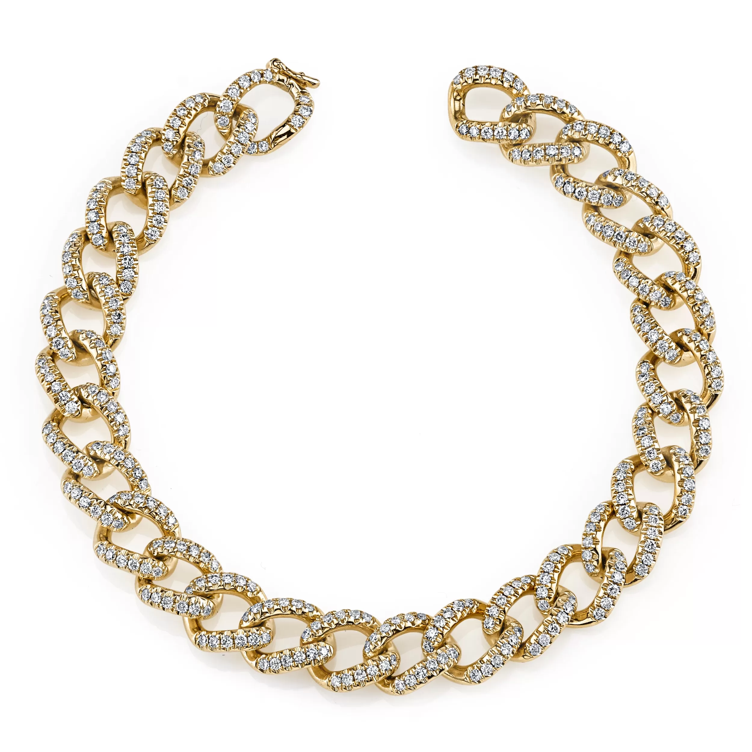 Anita Ko Chain Link^NAPLES DIAMOND CHAIN LINK BRACELET