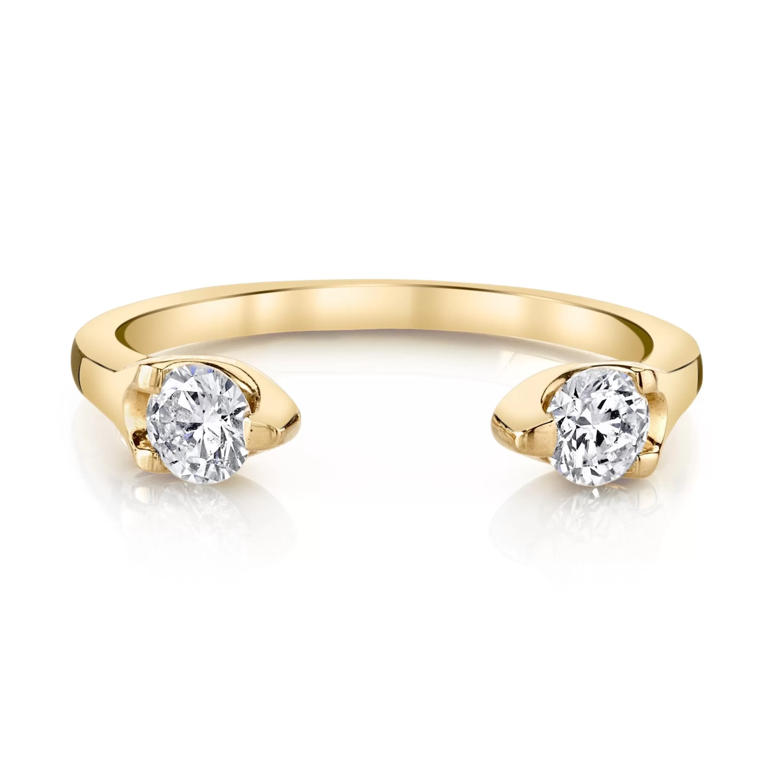 Anita Ko Stacking | Orbit^ORBIT SPLIT DIAMOND RING