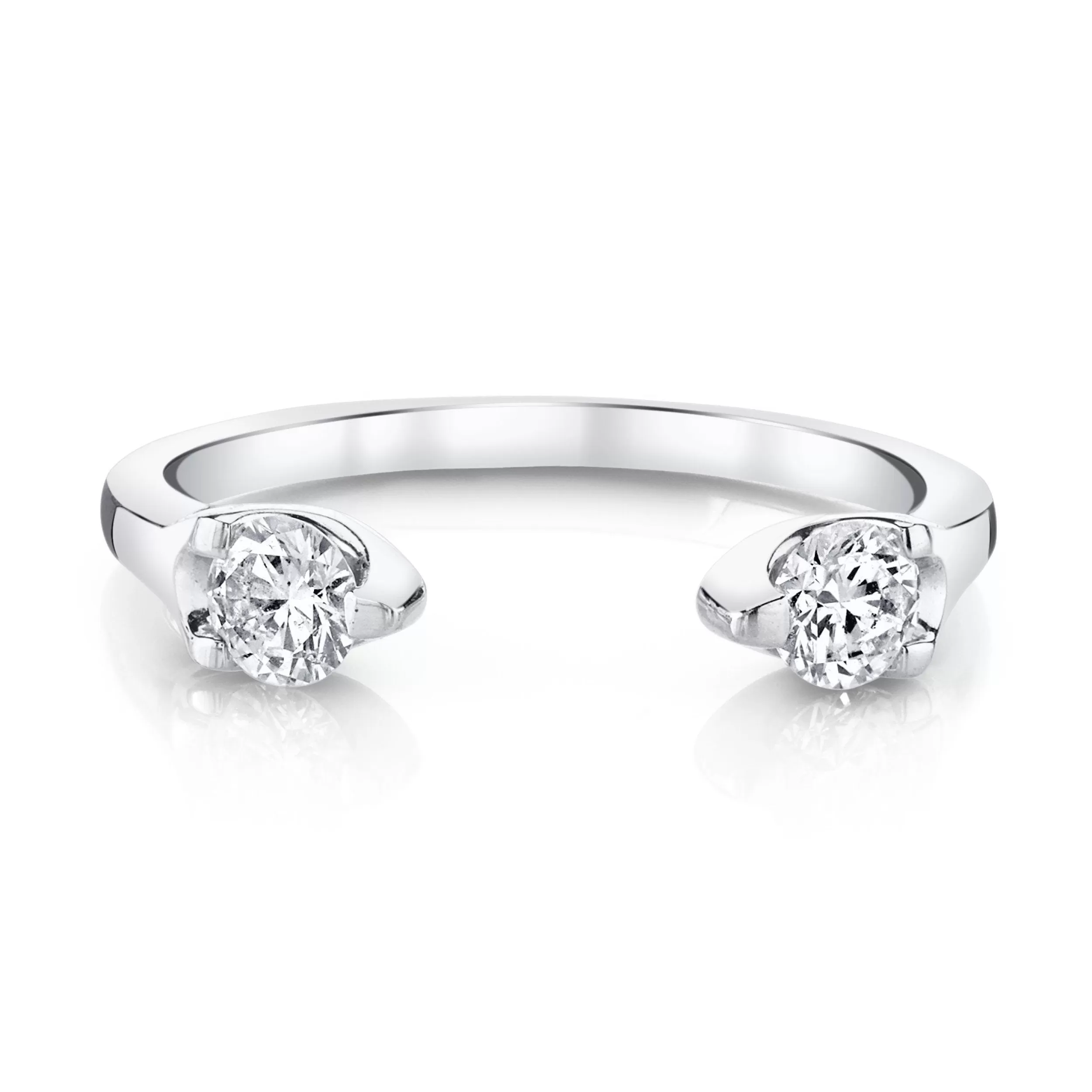 Anita Ko Stacking | Orbit^ORBIT SPLIT DIAMOND RING