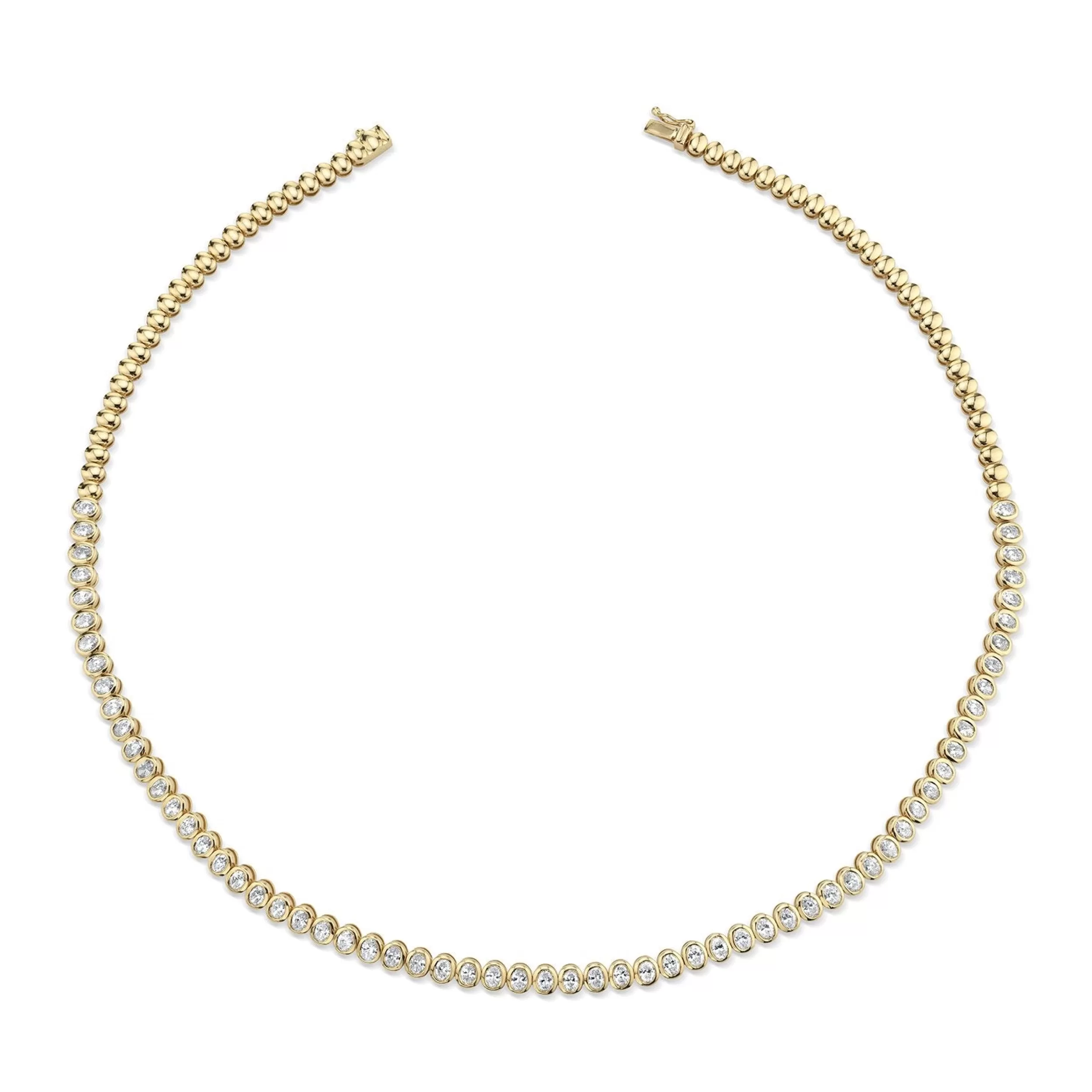 Anita Ko Chokers^OVAL DIAMOND BEZEL CHOKER