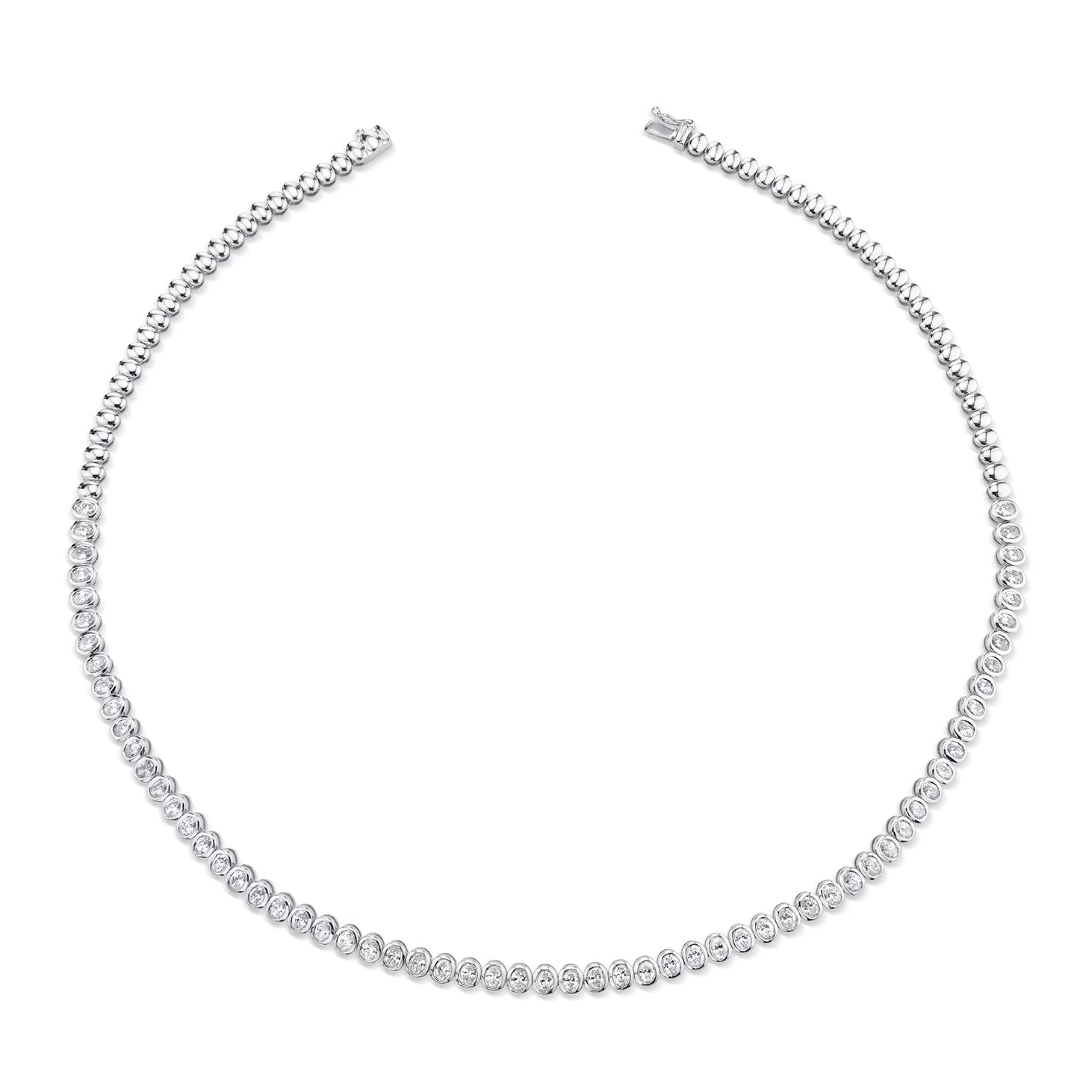 Anita Ko Chokers^OVAL DIAMOND BEZEL CHOKER