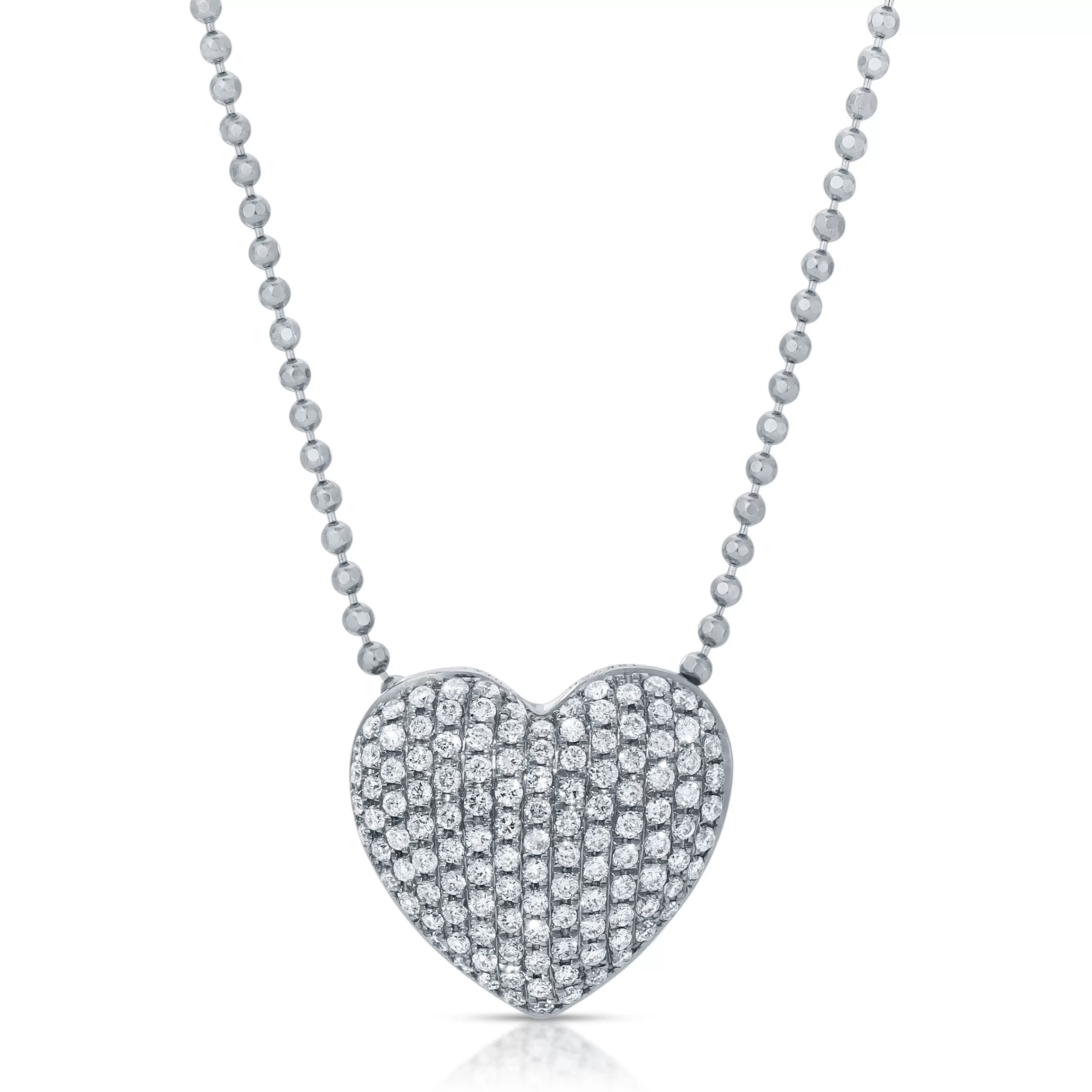 Anita Ko Pendants^PAVE DIAMOND HEART NECKLACE