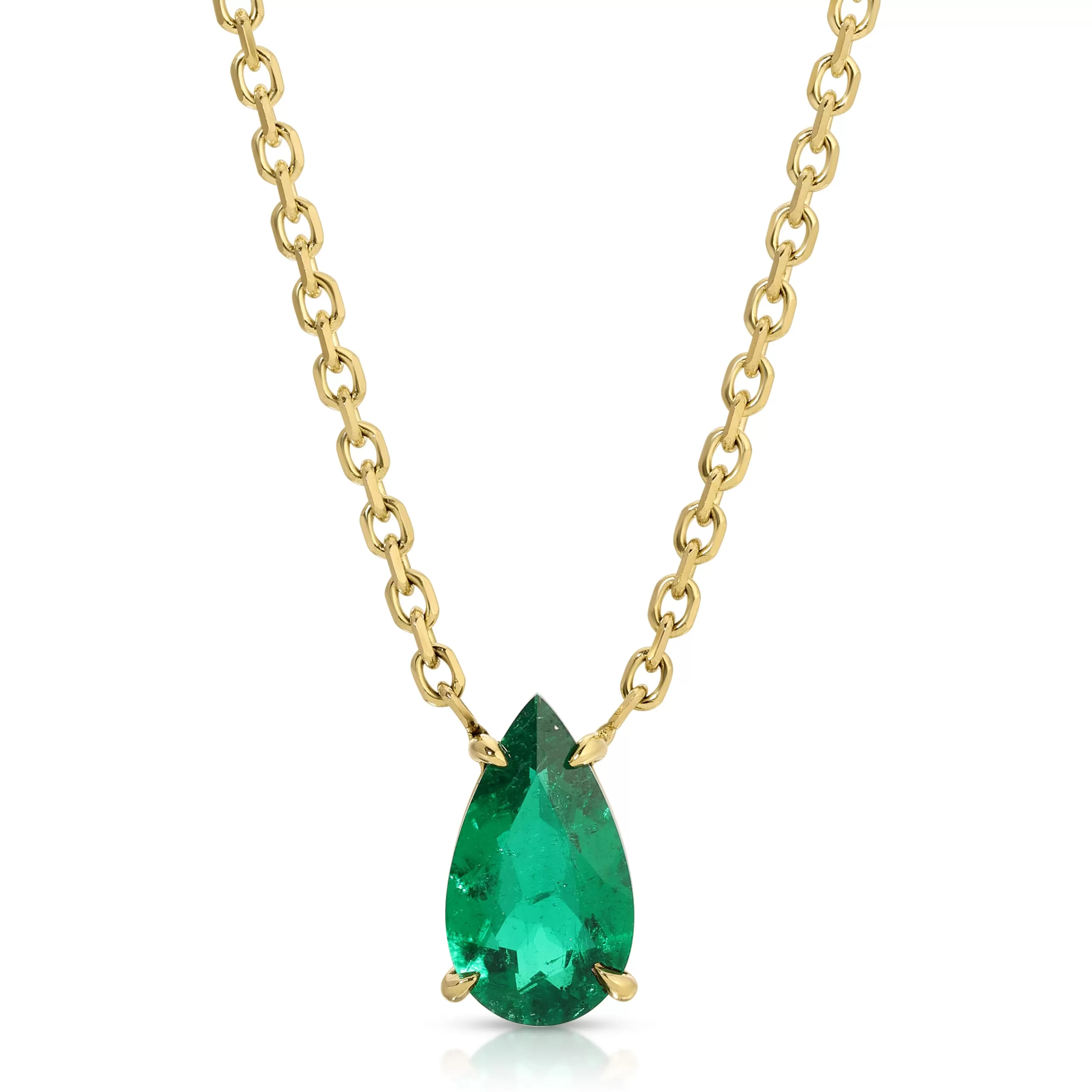 Anita Ko One Of A Kind^PEAR EMERALD NECKLACE