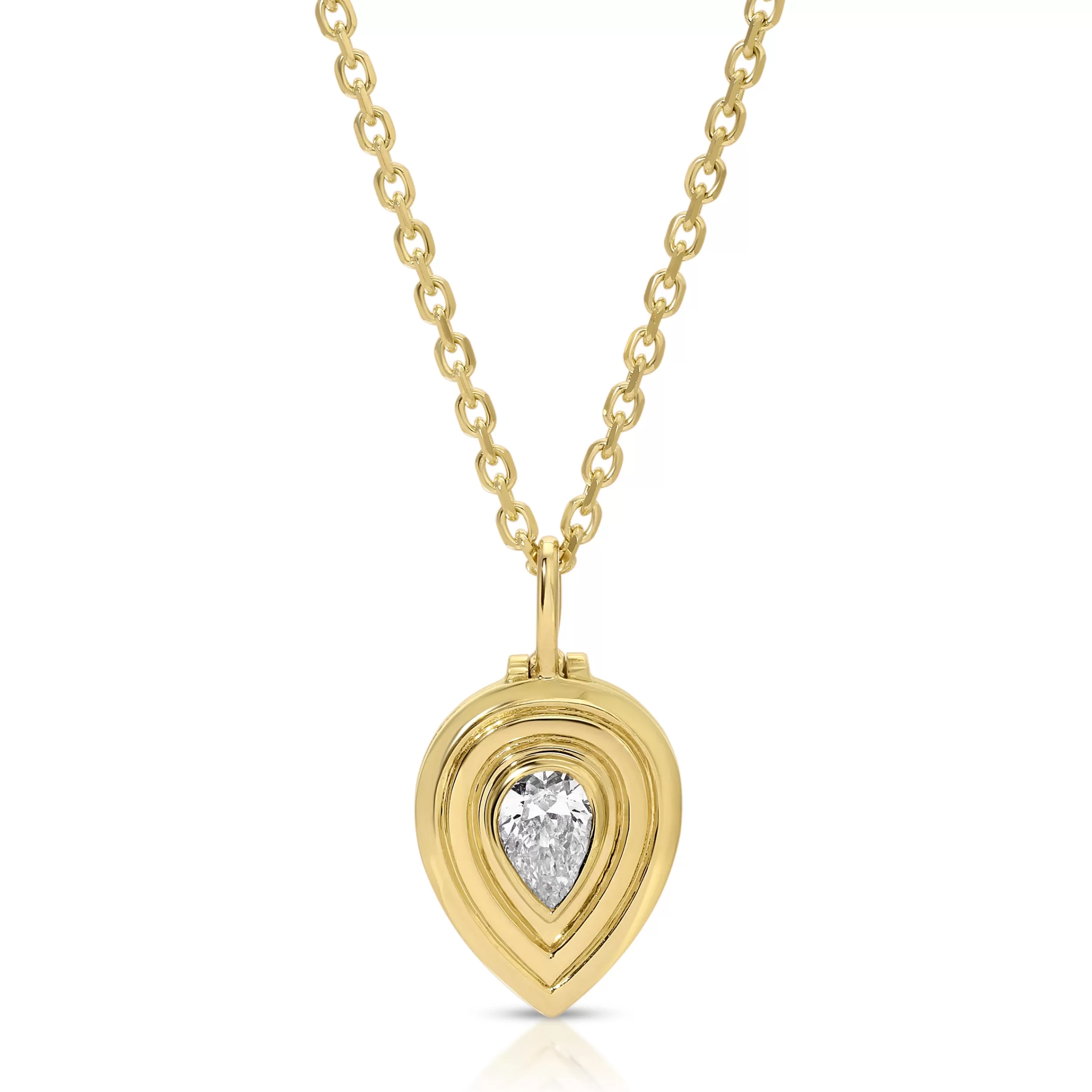 Anita Ko Pendants^PEAR SHAPED DIAMOND LOULOU LOCKET