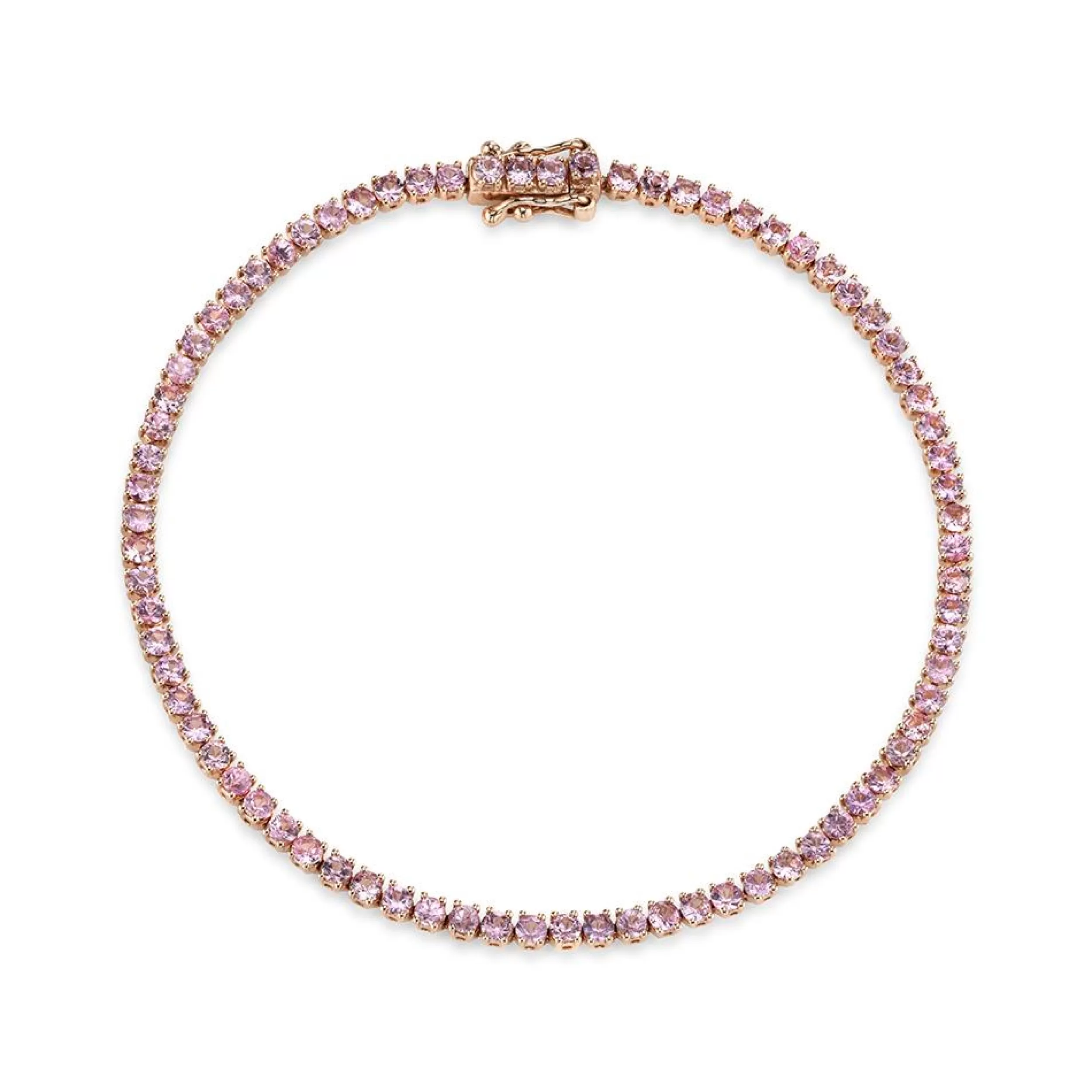 Anita Ko Diamond Link^PINK SAPPHIRE HEPBURN BRACELET