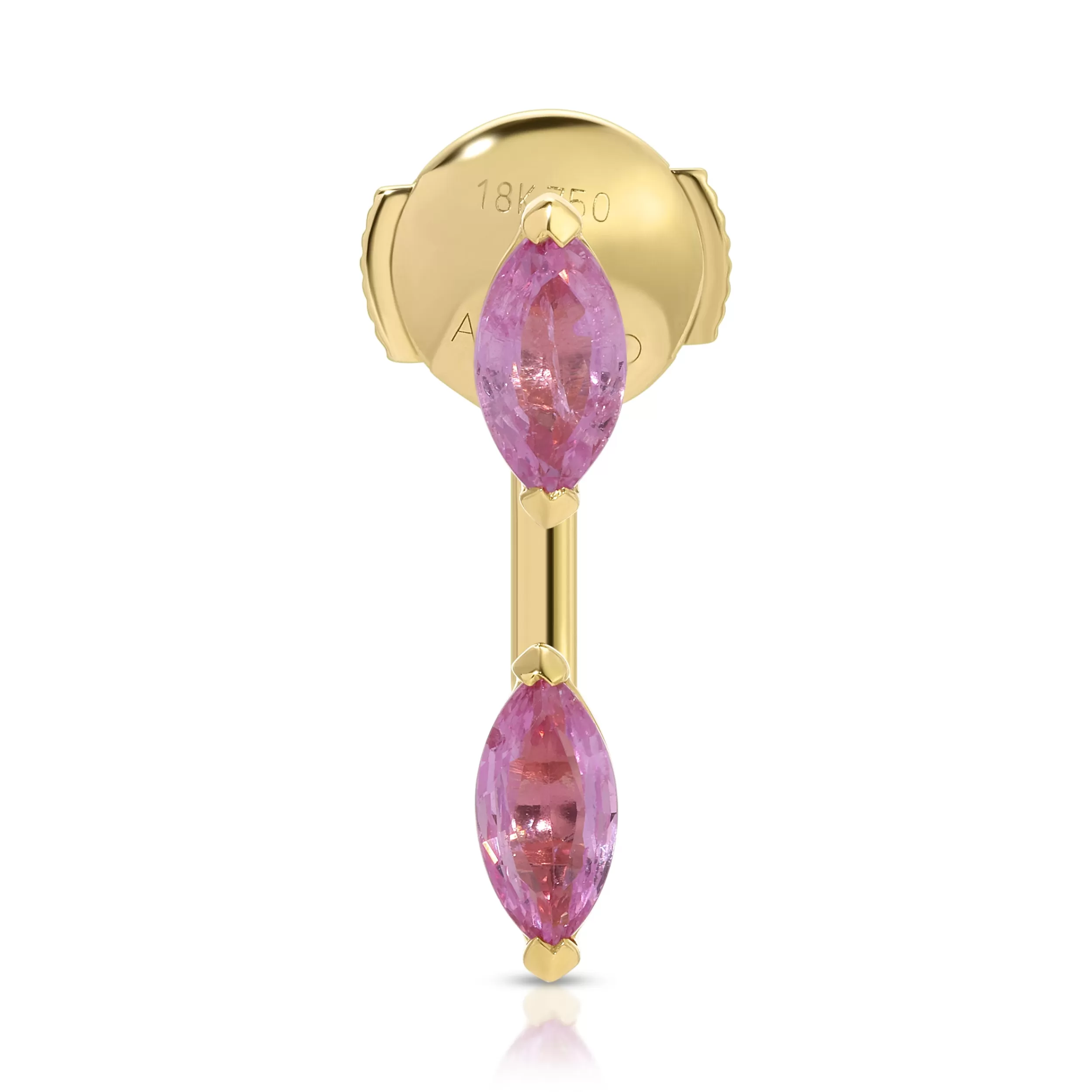 Anita Ko Orbit^PINK SAPPHIRE MARQUISE ORBIT EARRING