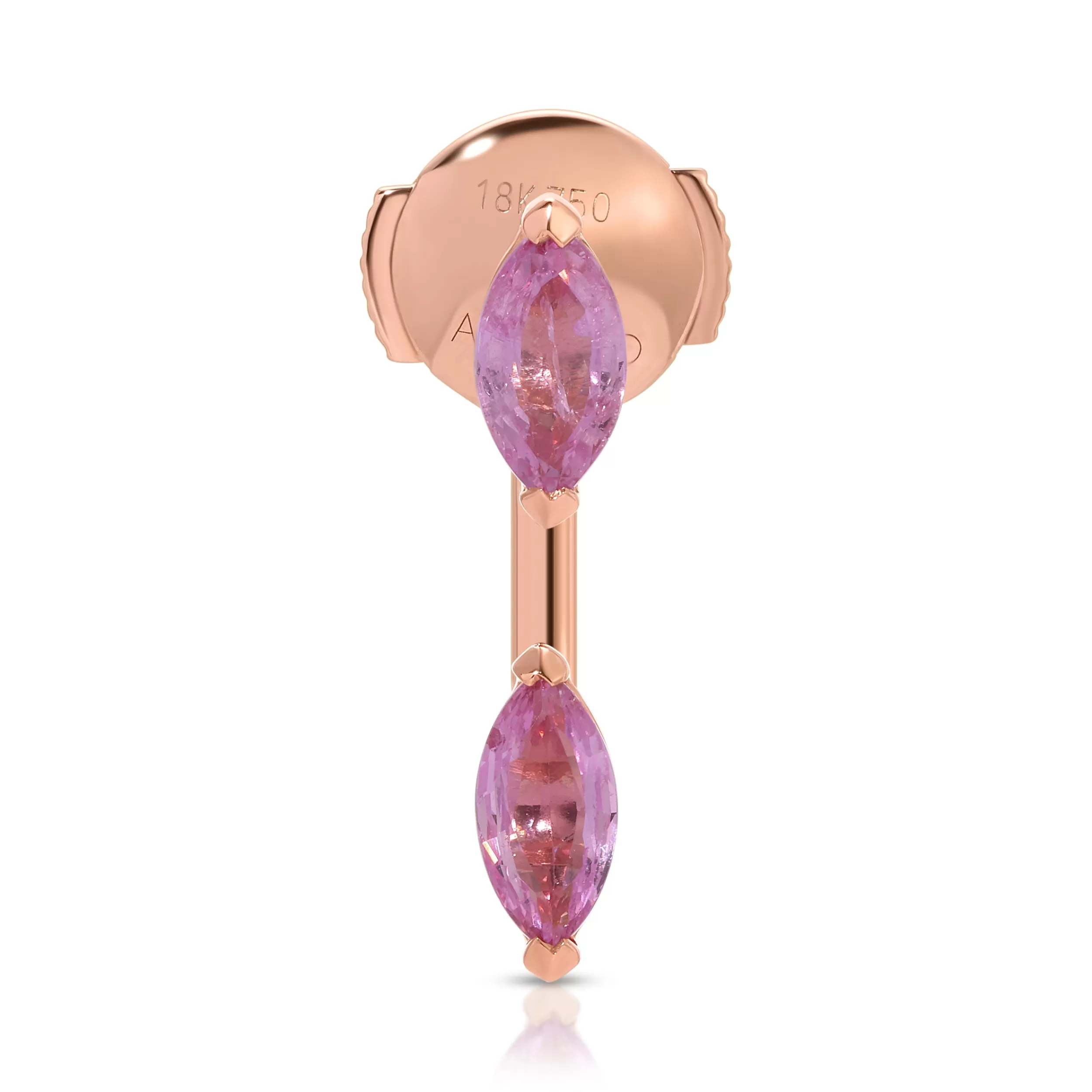 Anita Ko Orbit^PINK SAPPHIRE MARQUISE ORBIT EARRING