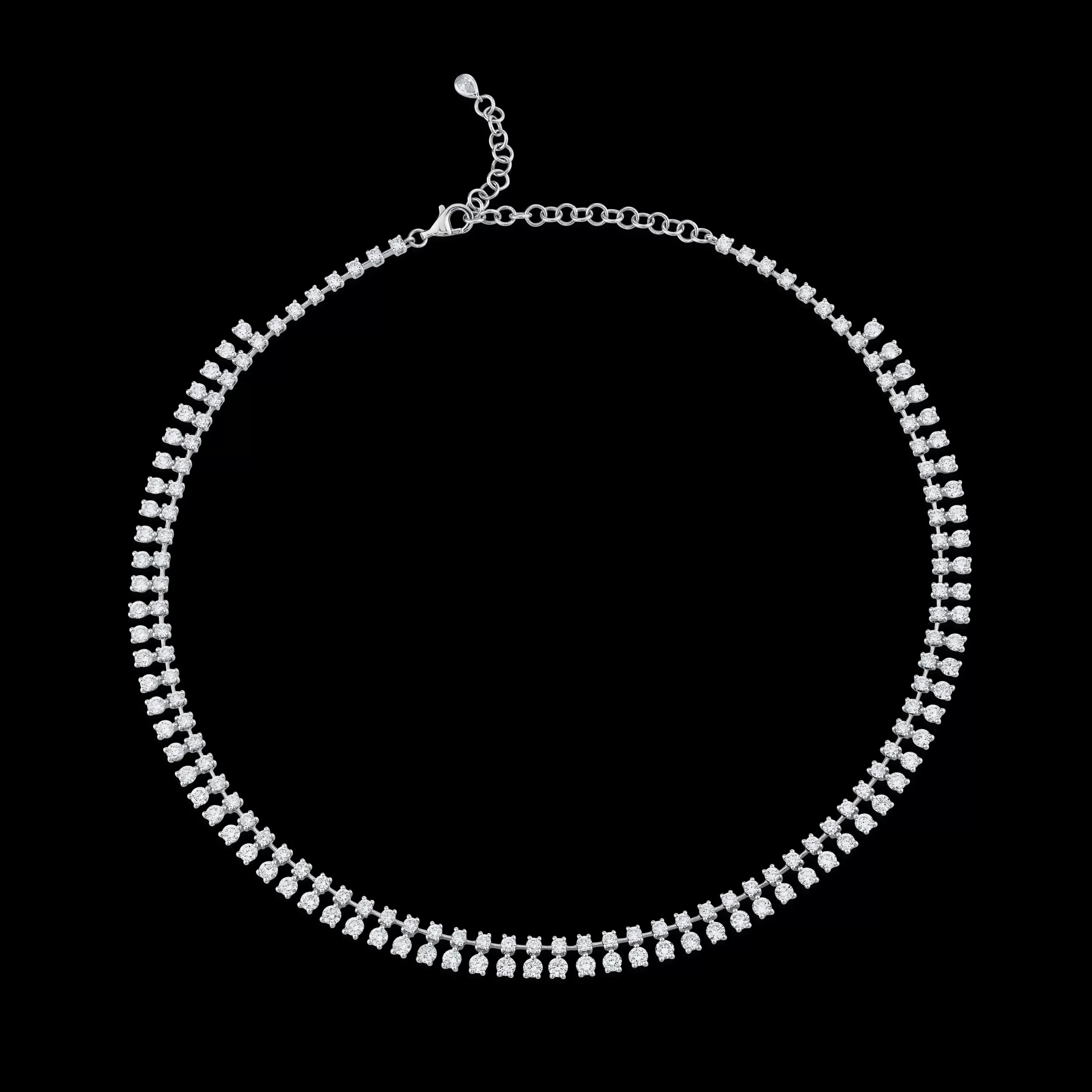 Anita Ko Chokers^ROUND DIAMOND SHAKER NECKLACE