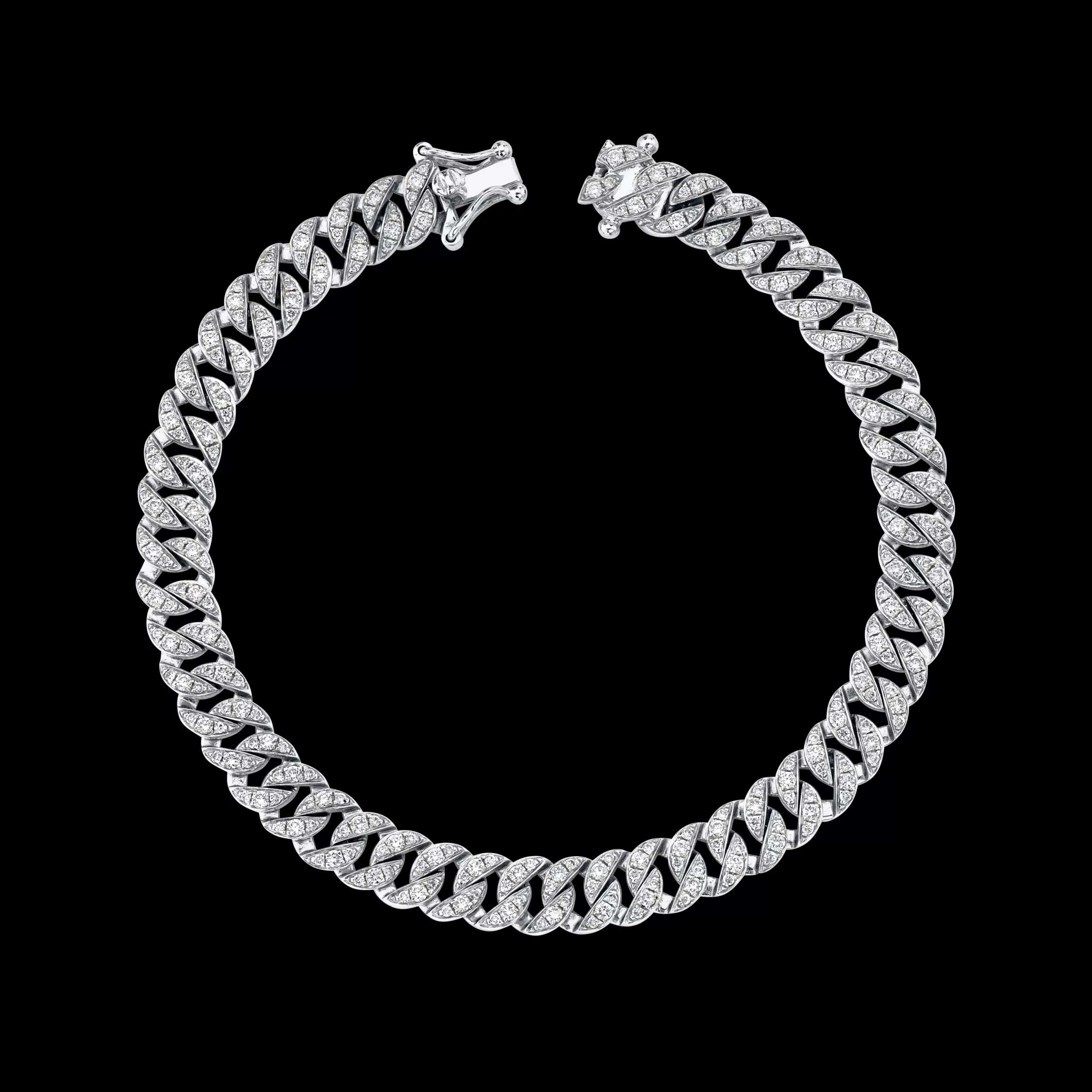 Anita Ko Chain Link^SMALL HAVANA DIAMOND BRACELET