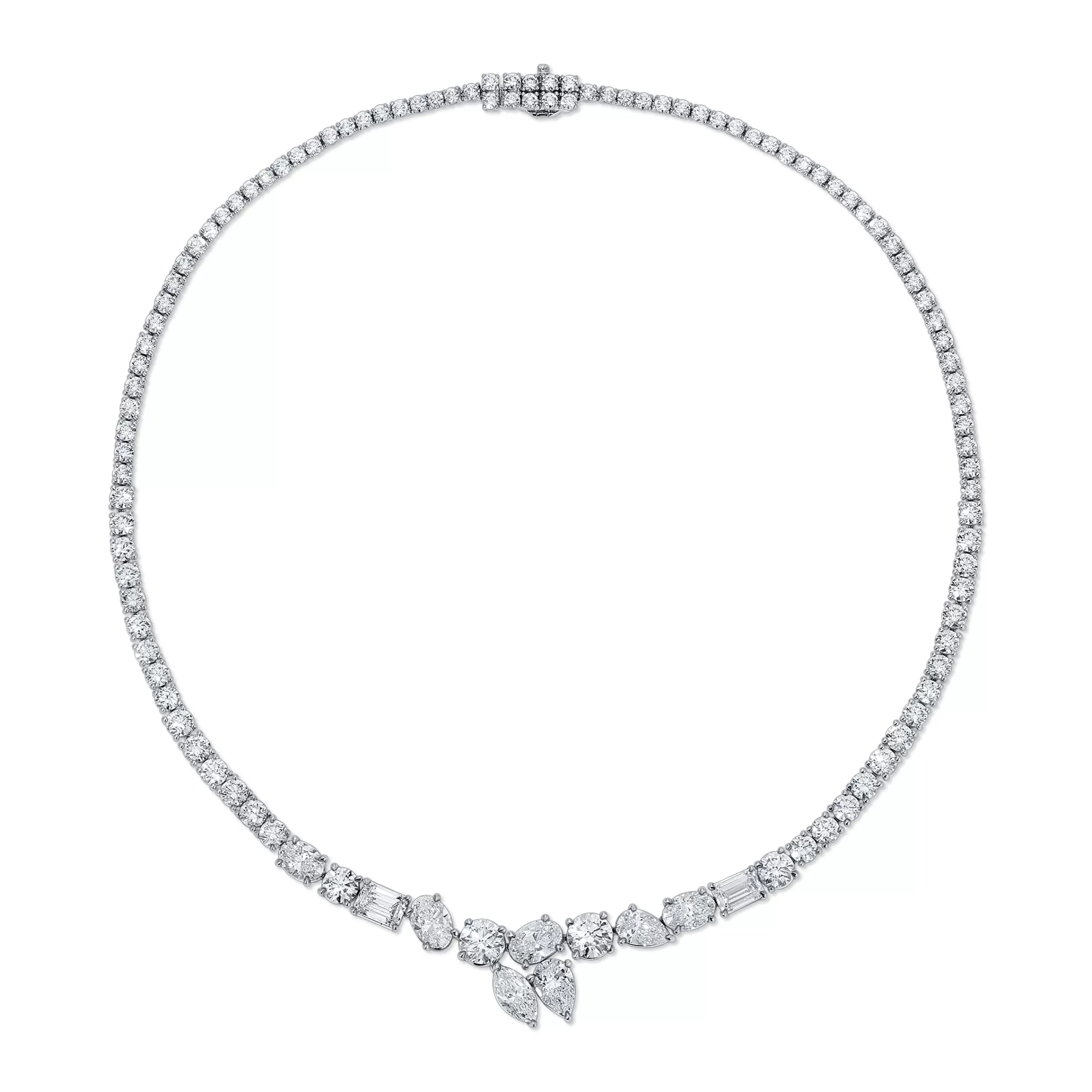 Anita Ko One Of A Kind^SPENCER MULTI- DIAMOND NECKLACE