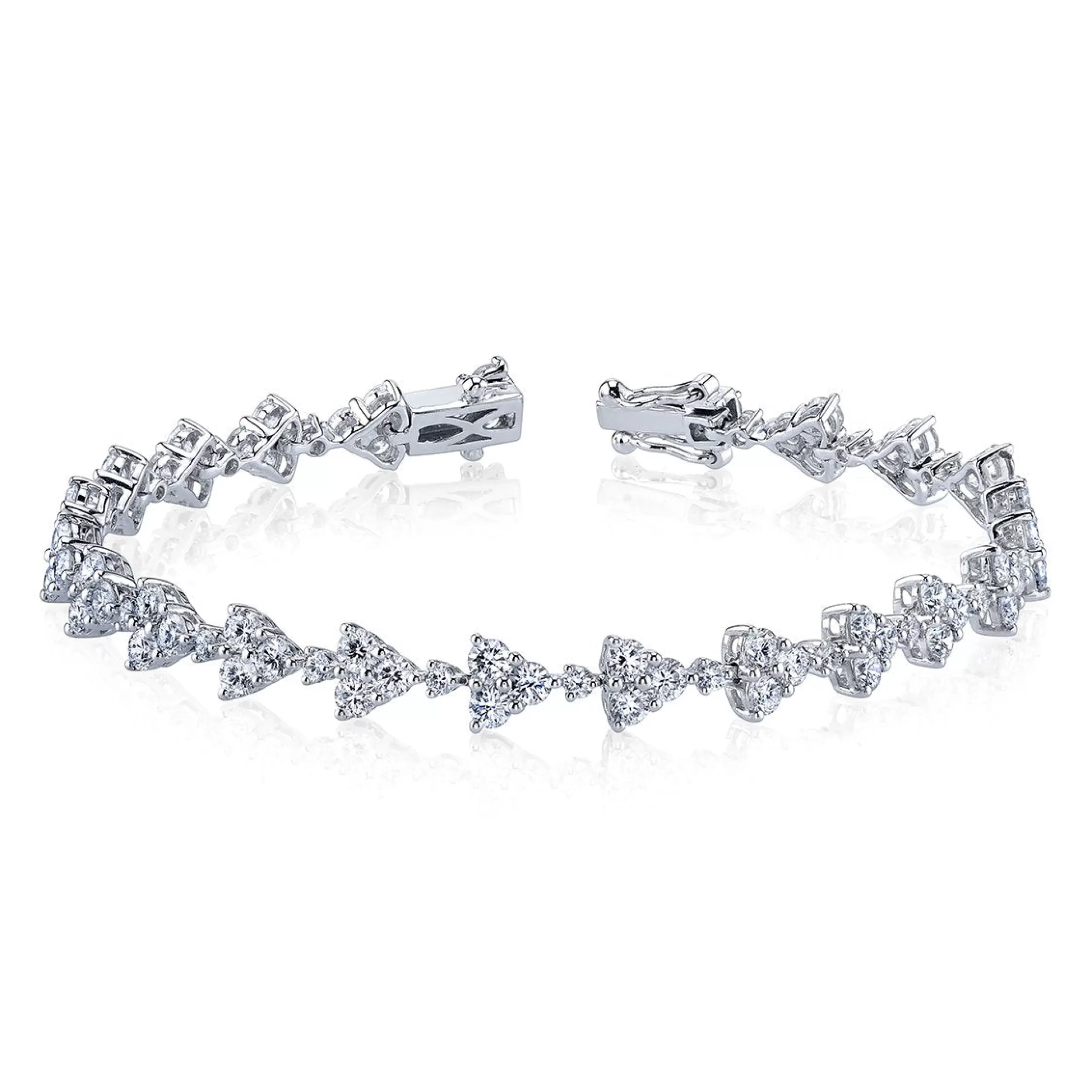 Anita Ko Diamond Link^TRIANGLE ETERNITY DIAMOND BRACELET