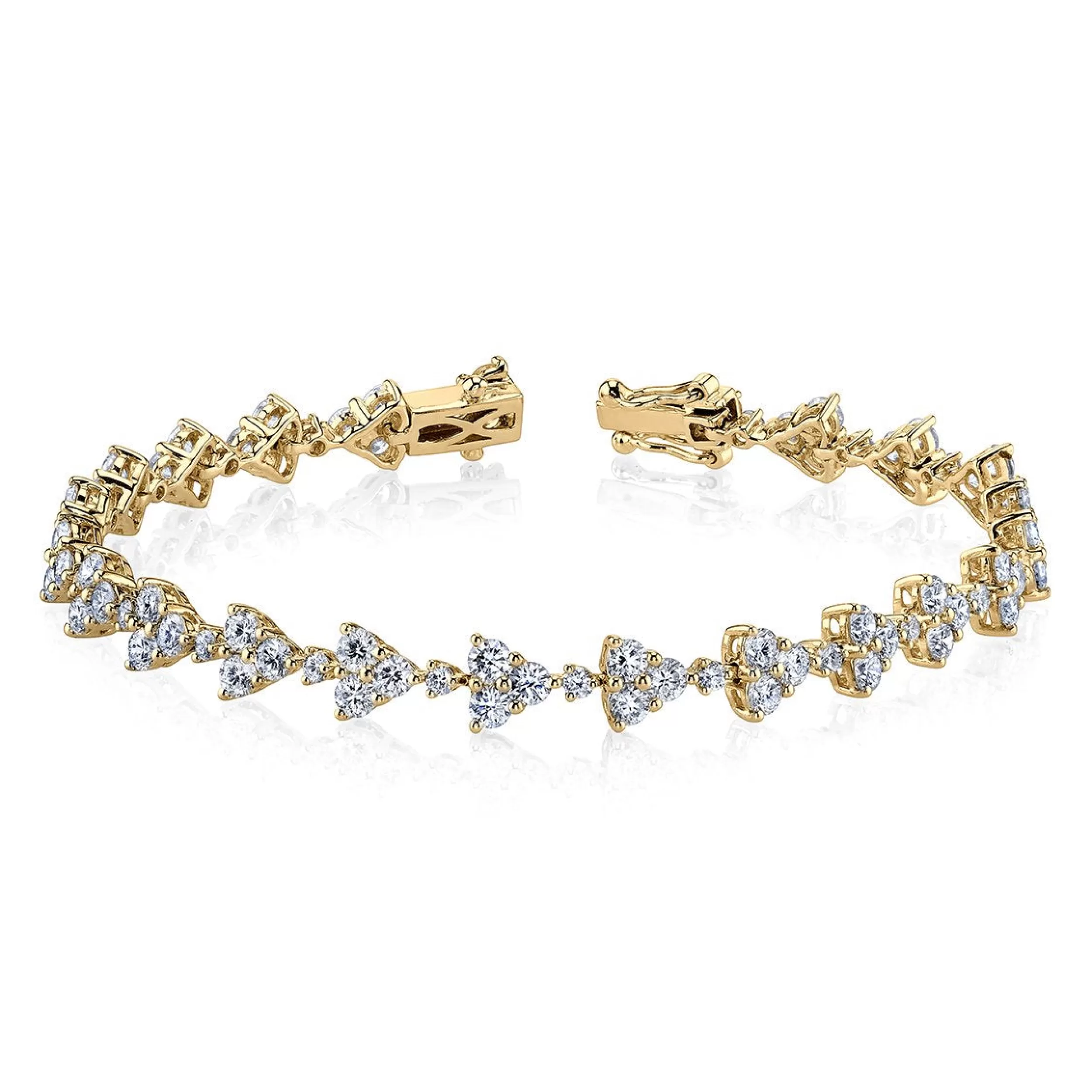 Anita Ko Diamond Link^TRIANGLE ETERNITY DIAMOND BRACELET