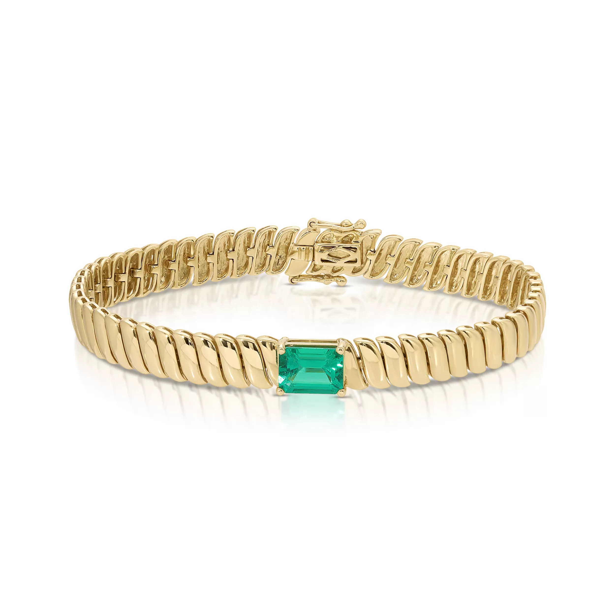 Anita Ko One Of A Kind^ZOE BRACELET WITH EMERALD CENTER 1.44